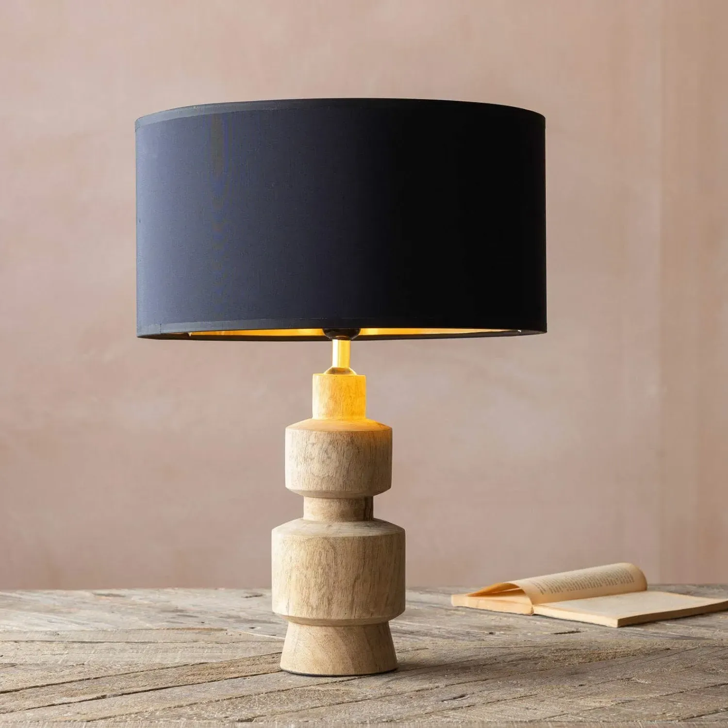 Leigh Table Lamp - Mango Wood image