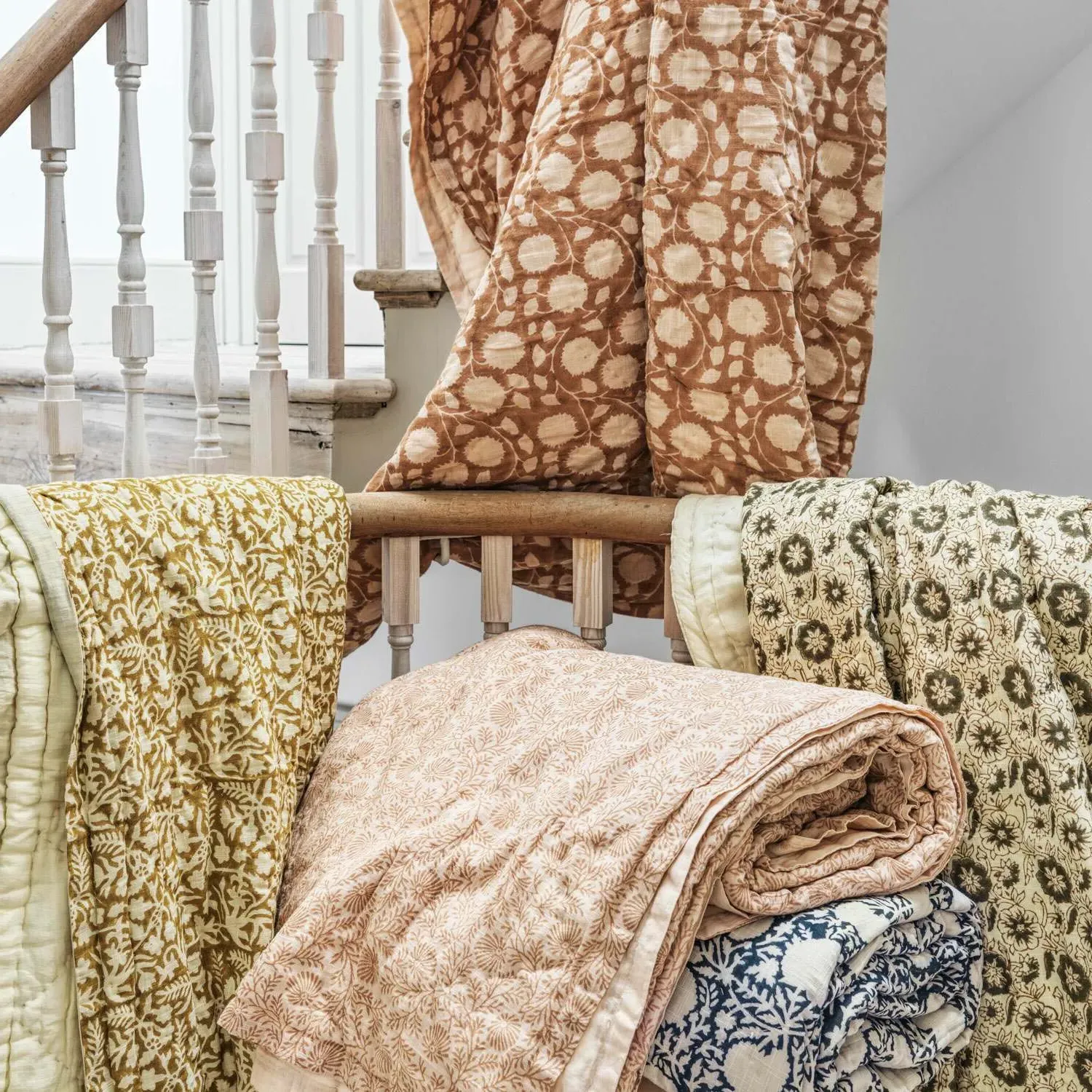 Leilani King Size Quilt - Cotton