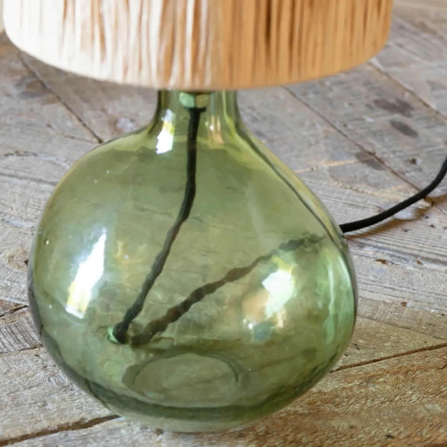 Lennox Table Lamp with Shade - Light Green