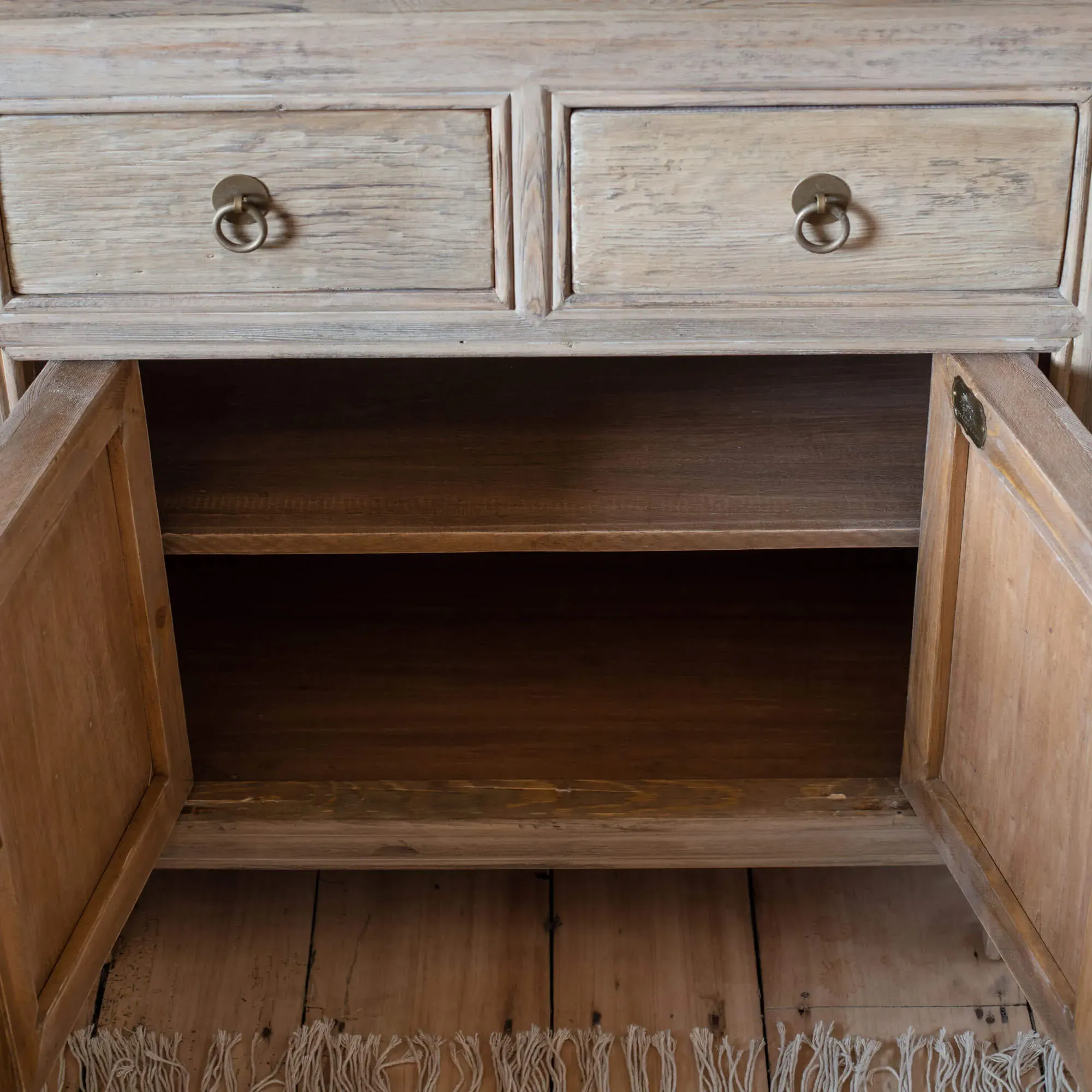 Leshan Bedside Table - Natural, Elm