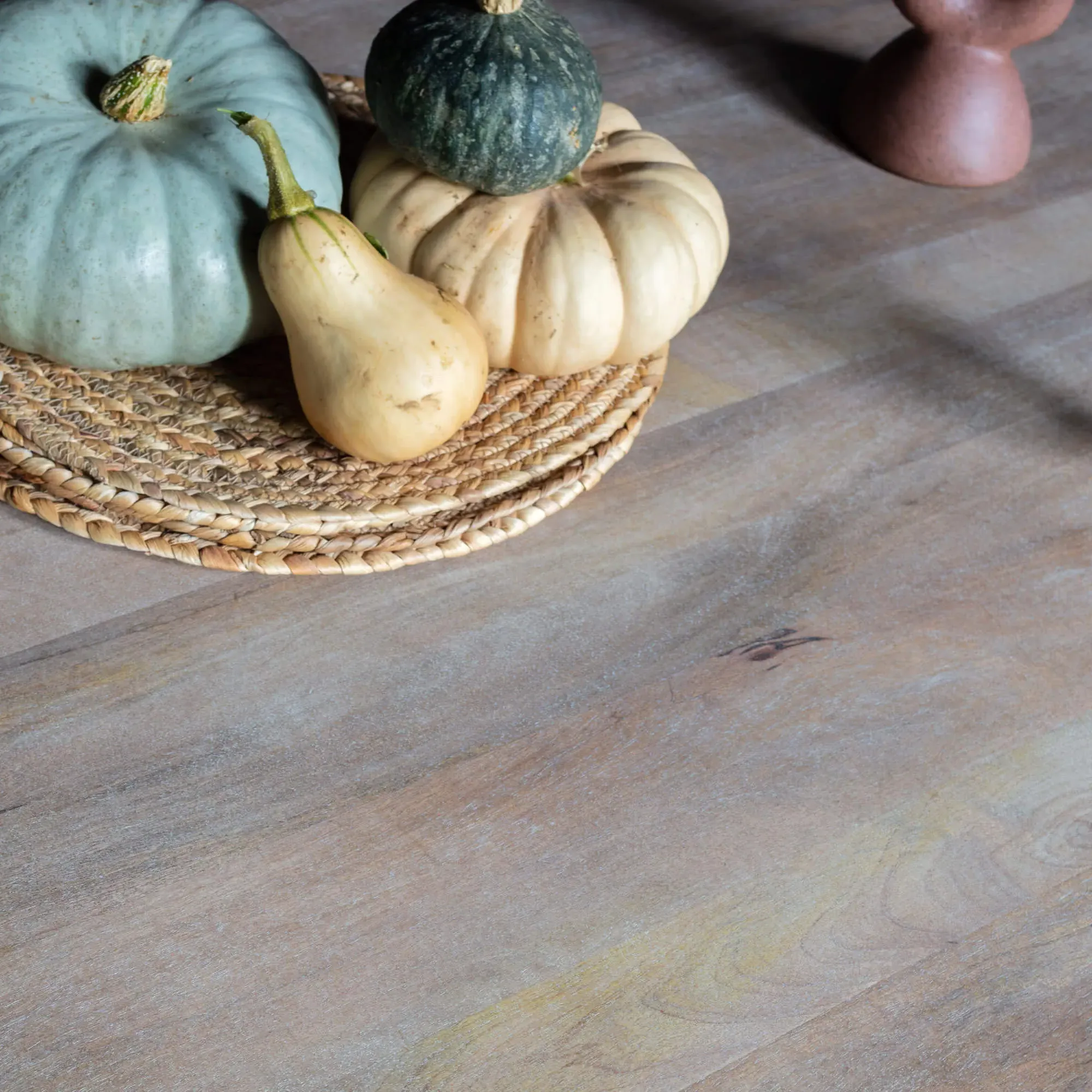 Lincoln 6-Seater Dining Table - Natural, Mango Wood