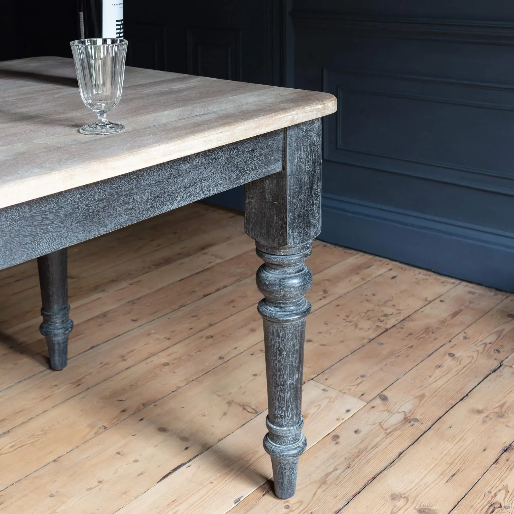 Lincoln 6-Seater Dining Table - Natural, Mango Wood