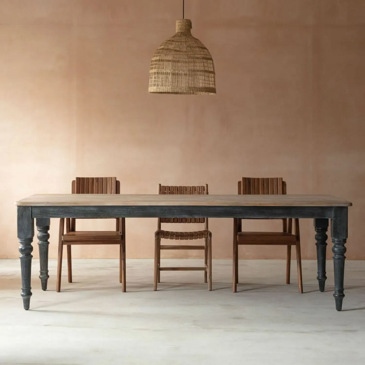 Lincoln 8-Seater Dining Table - Natural, Mango Wood