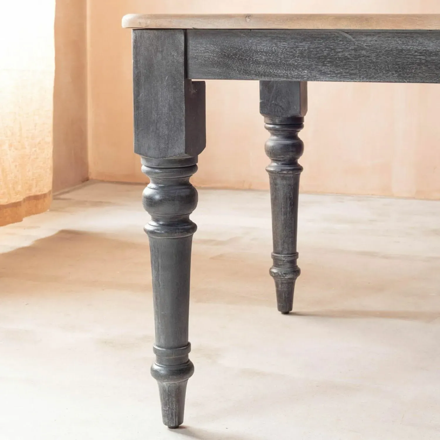 Lincoln 8-Seater Dining Table - Natural, Mango Wood