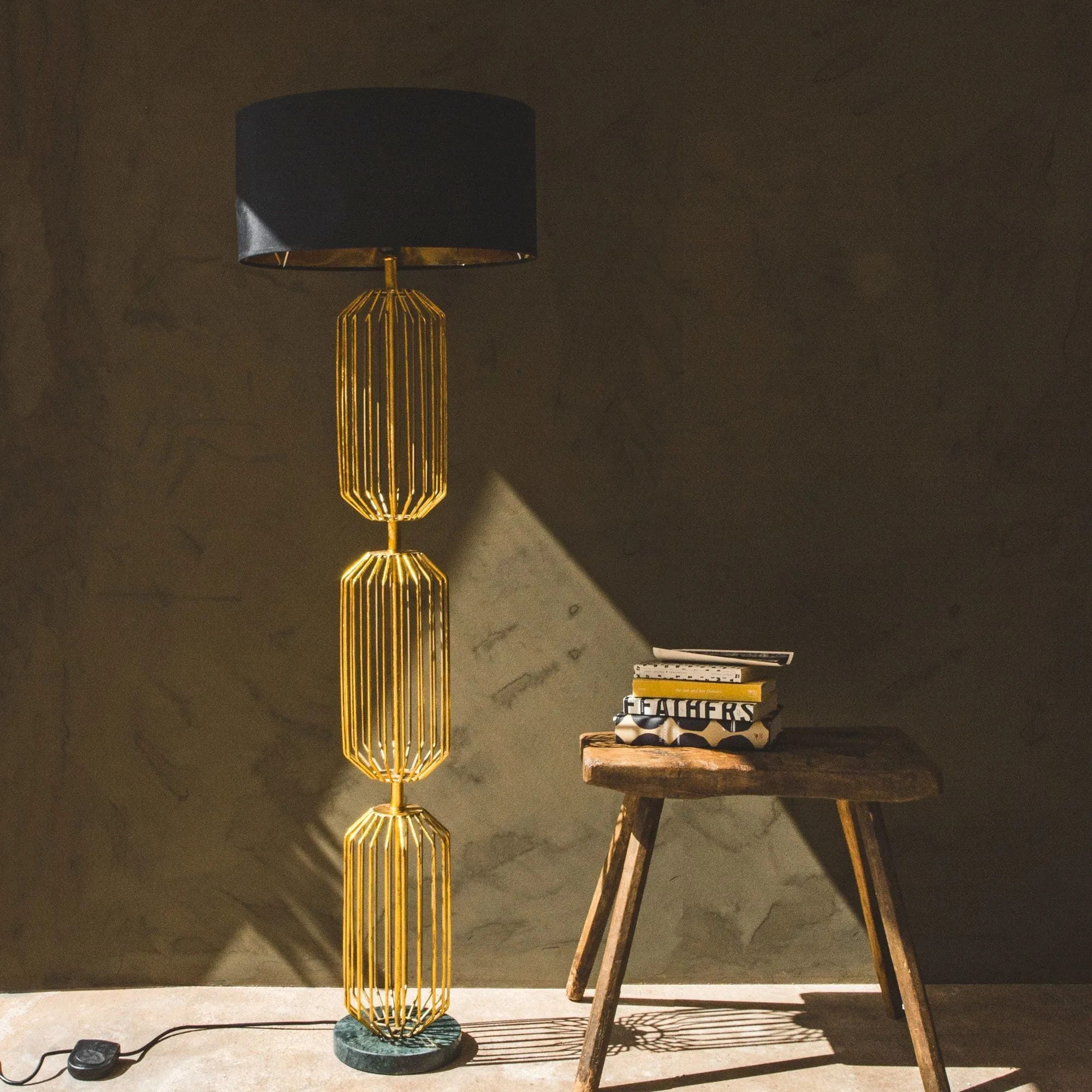 Linear Floor Lamp - Gold, Brass image