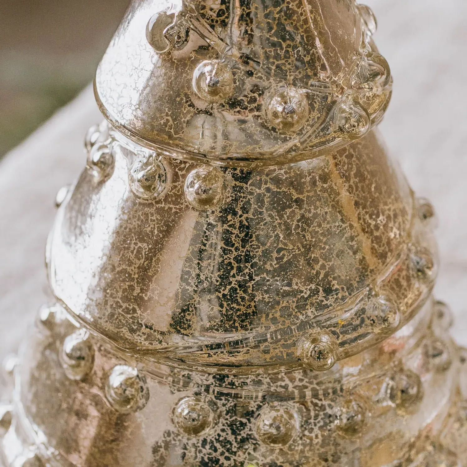 Lit Sparkle Christmas Tree - Silver, Glass