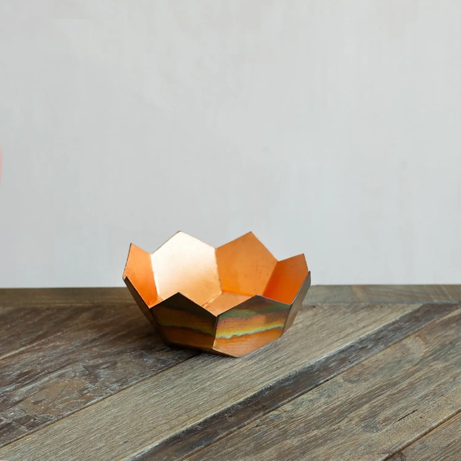 Lotus Tea Light Holder - Gold, Copper