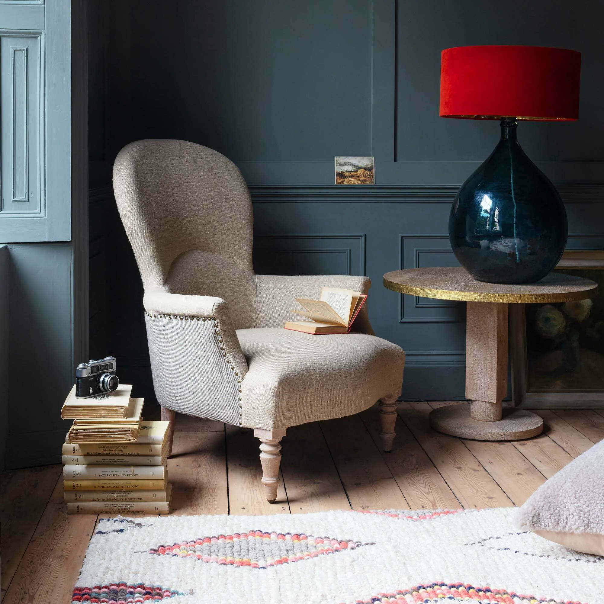 Louise Armchair - Natural, Linen