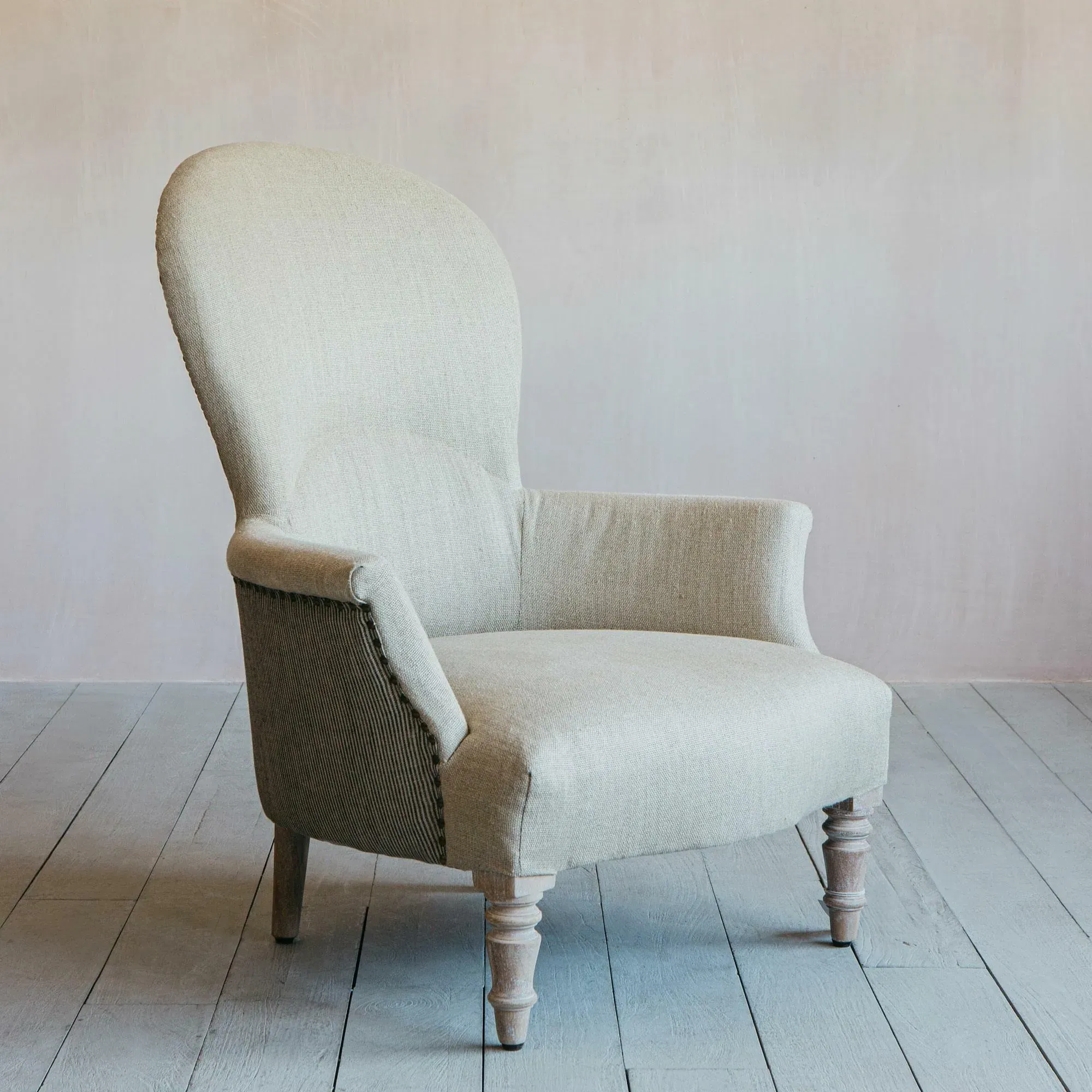 Louise Armchair - Natural, Linen