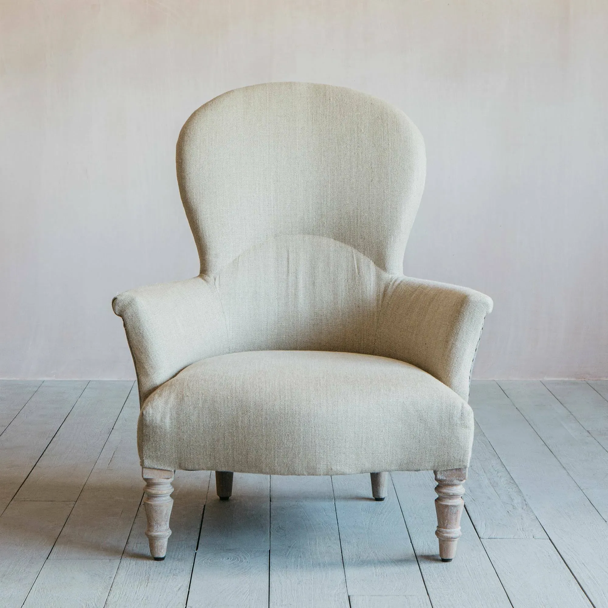 Louise Armchair - Natural, Linen