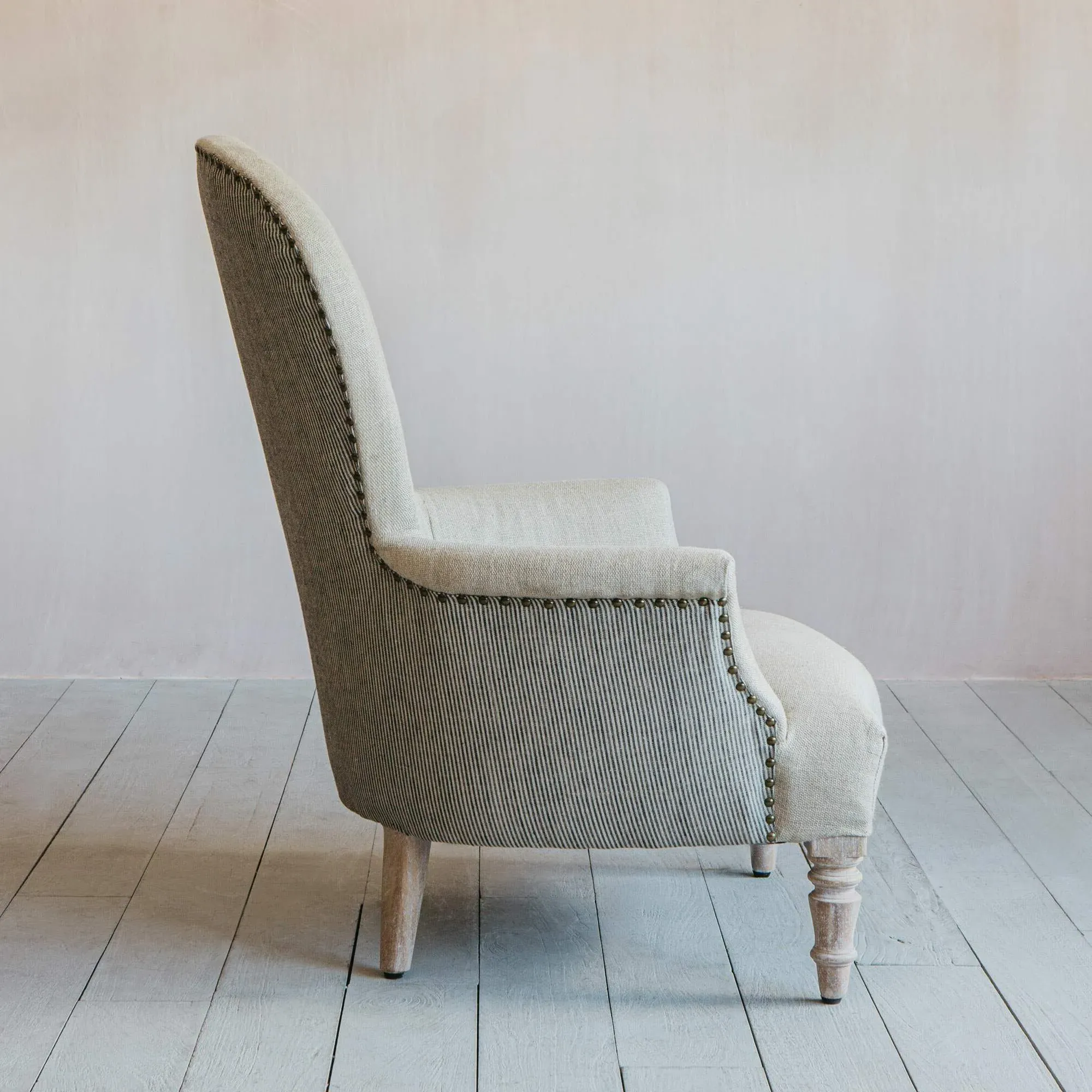Louise Armchair - Natural, Linen