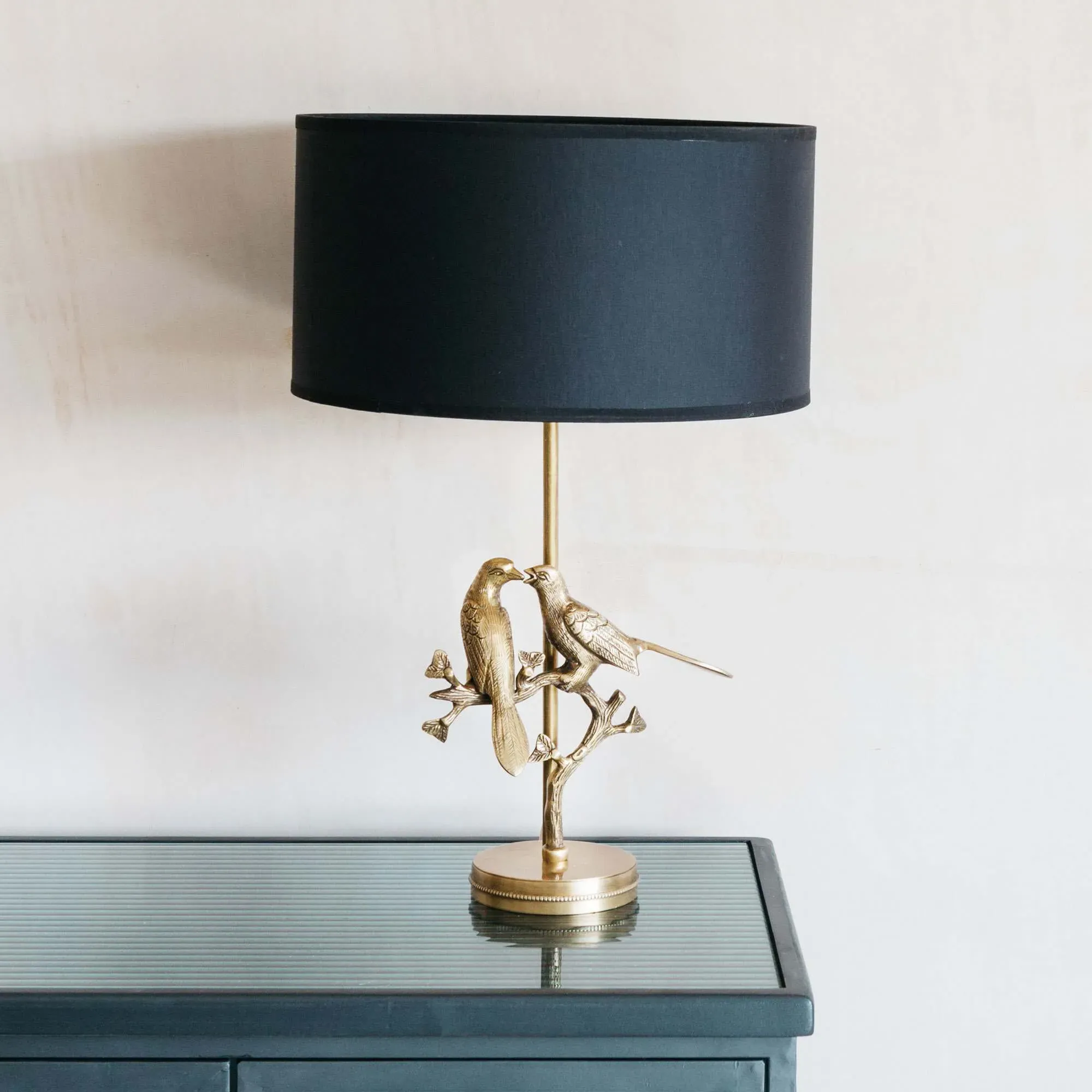 Lovebird Table Lamp - Metal image