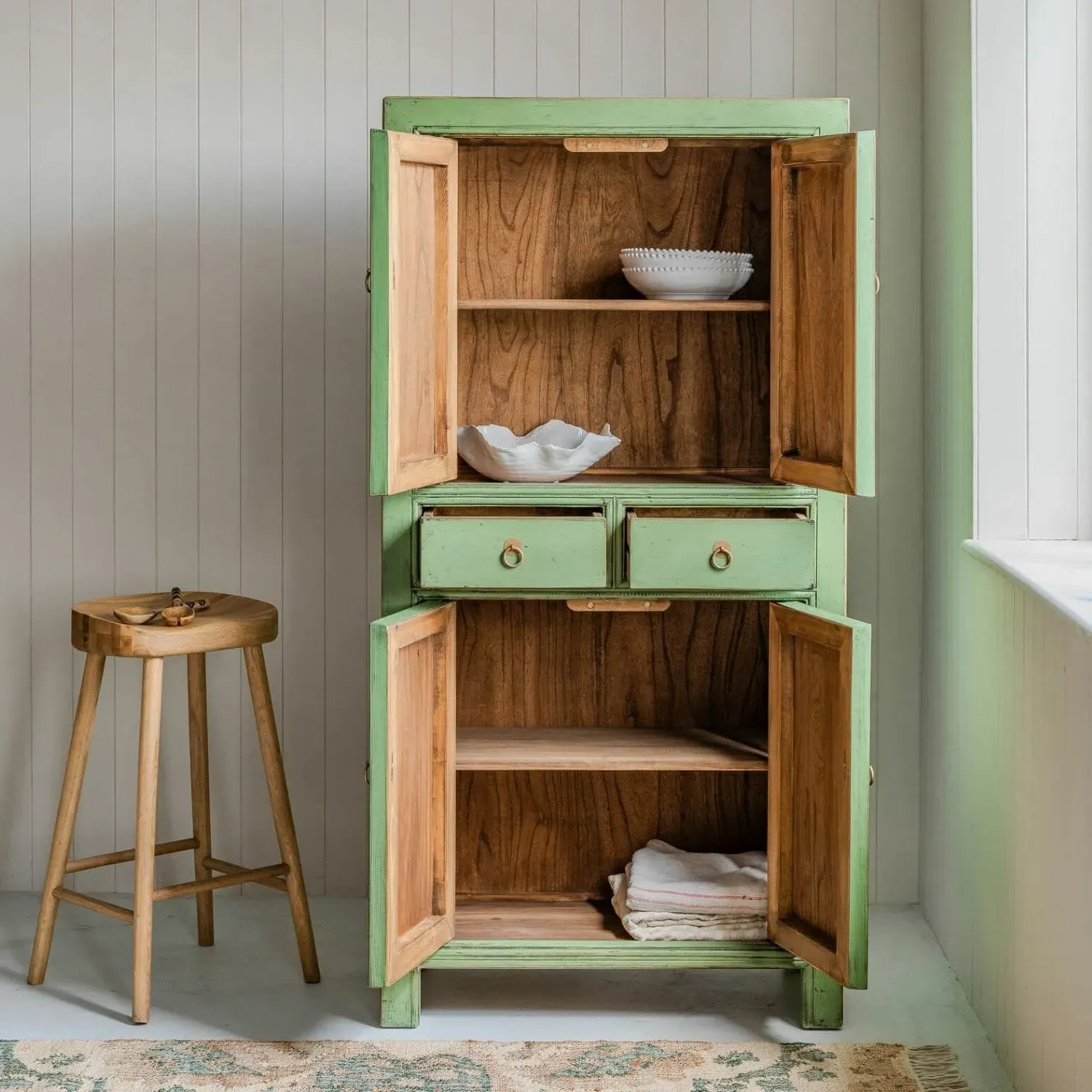 Macau Cupboard - Jade, Pine