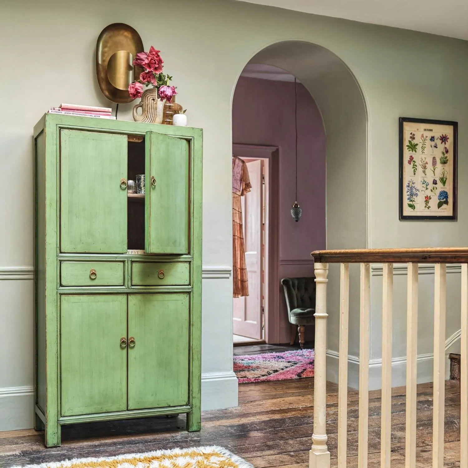 Macau Cupboard - Jade, Pine