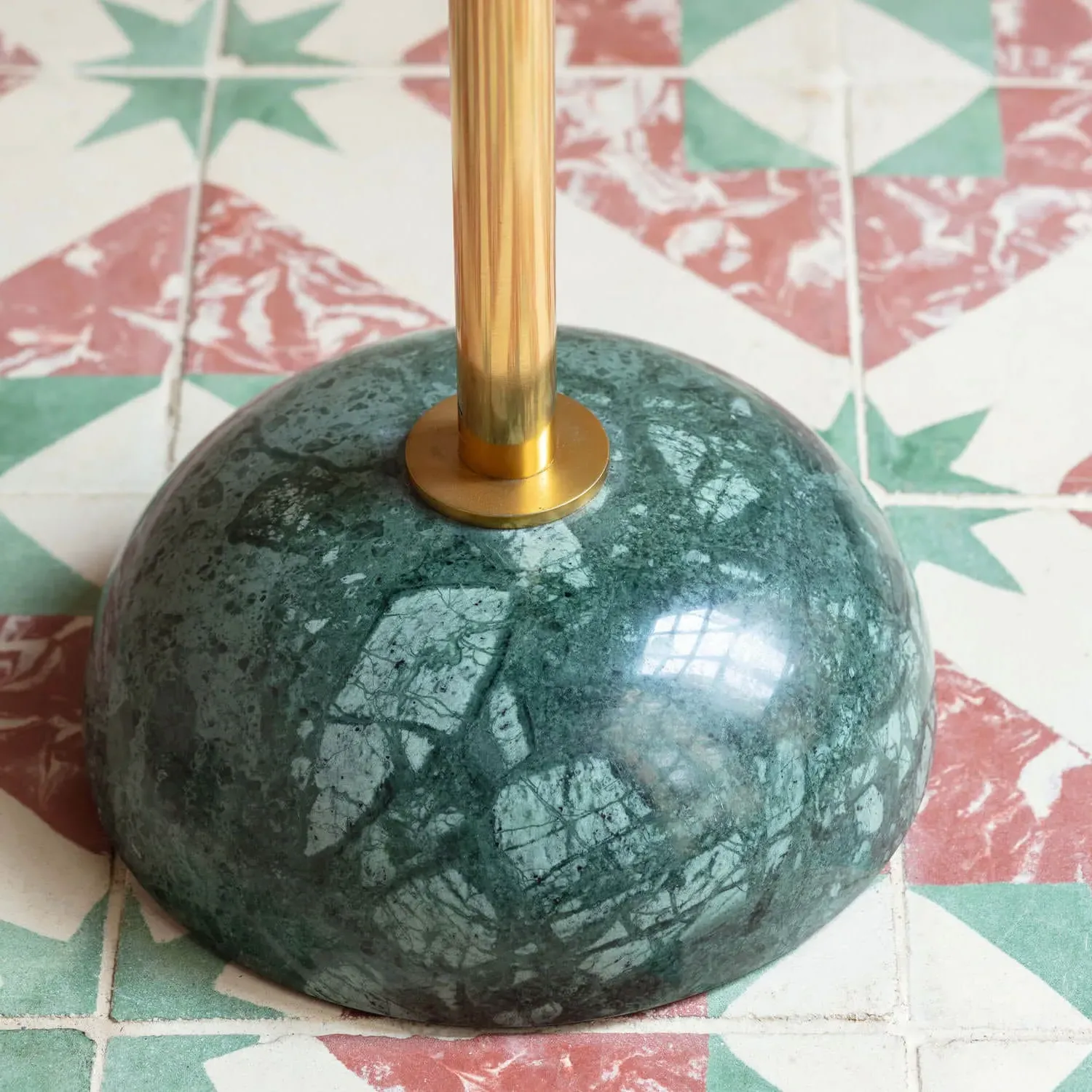 Maisie Round Side Table - Marble, Resin