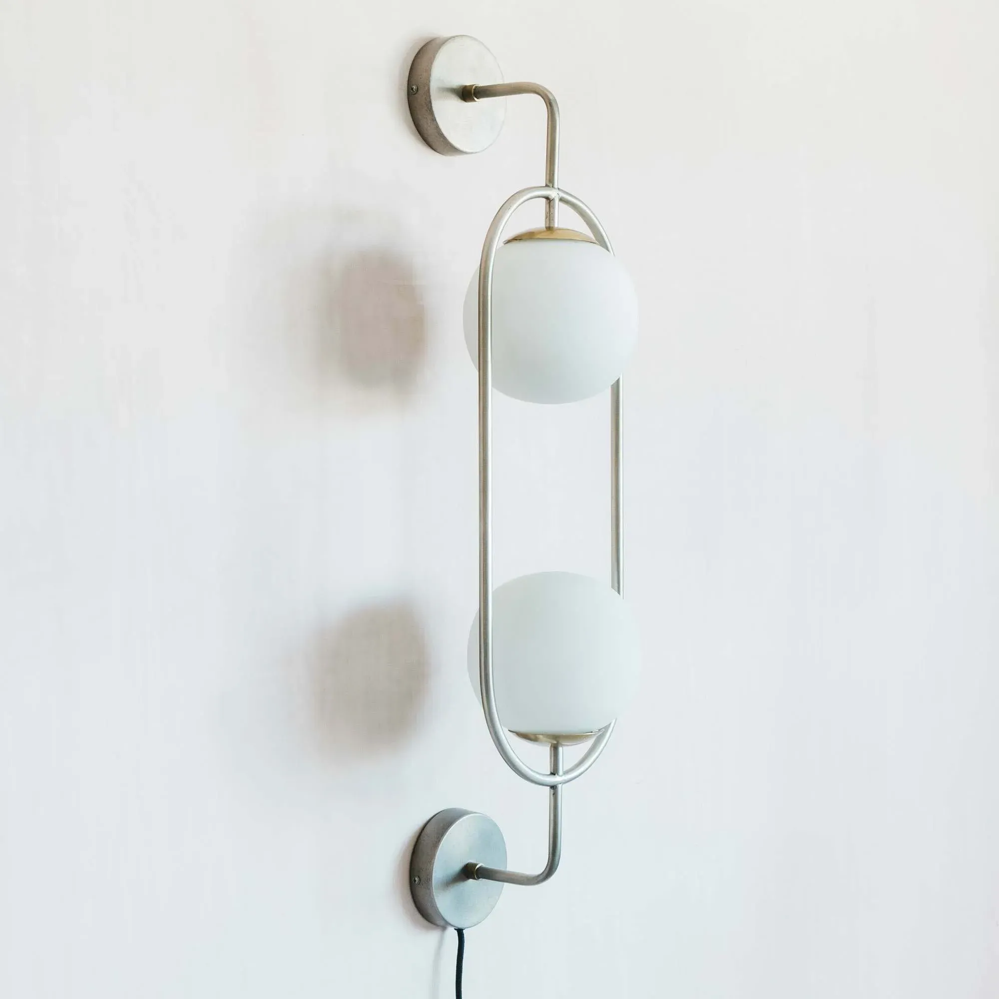 Maja Double Wall Light - Brass, Iron