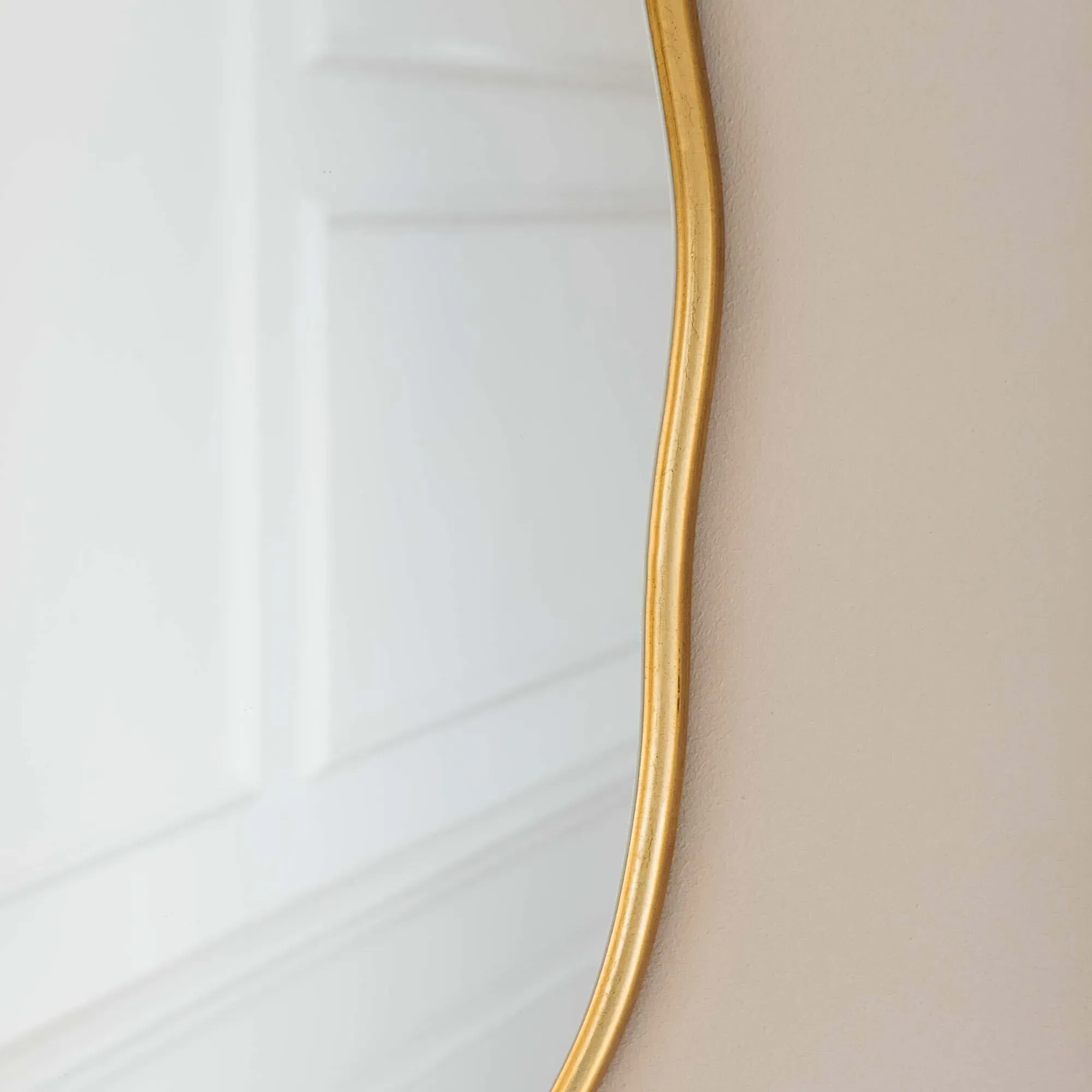 Matilda Oval Wall Mirror - Gold