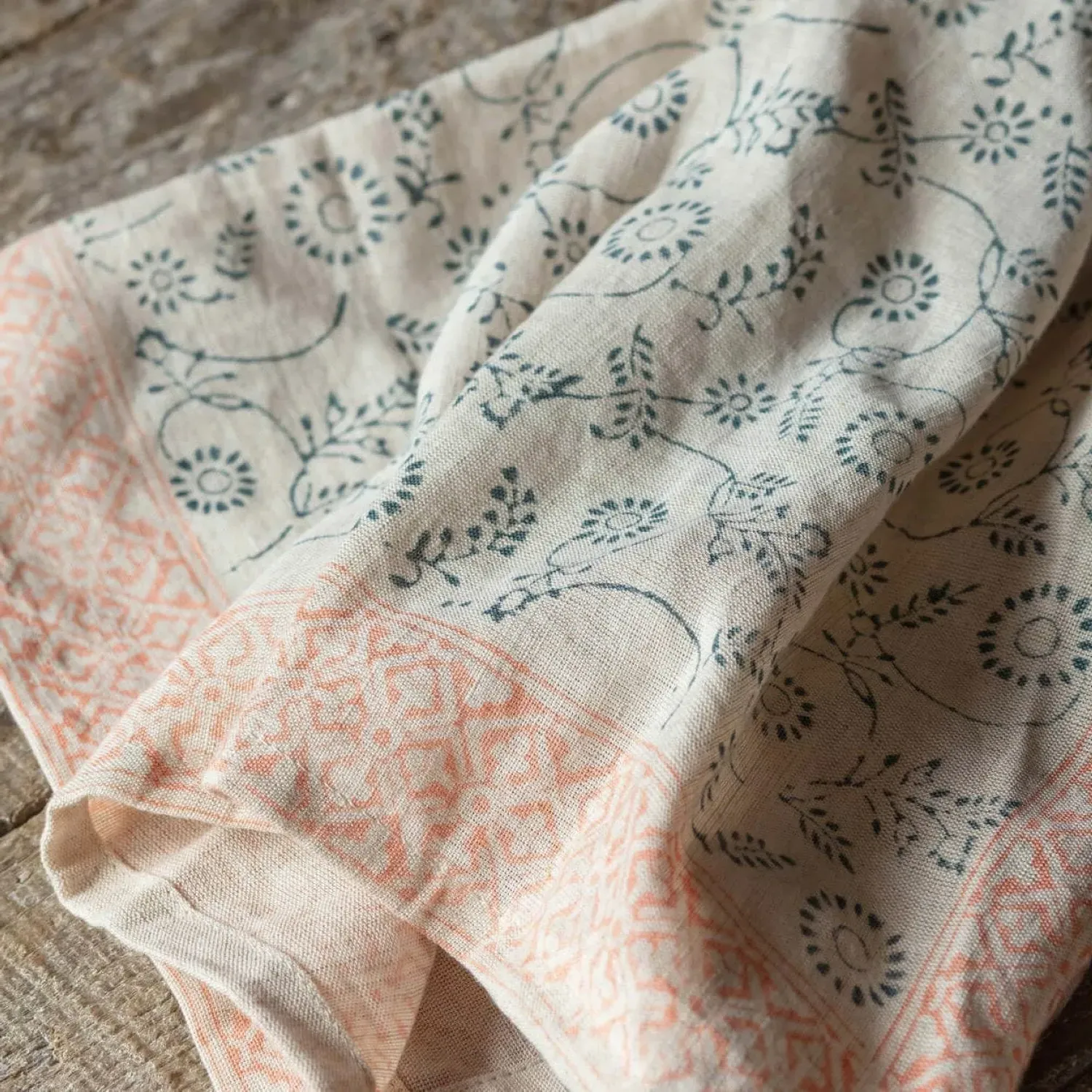 Matilde Block Printed Napkin - Linen