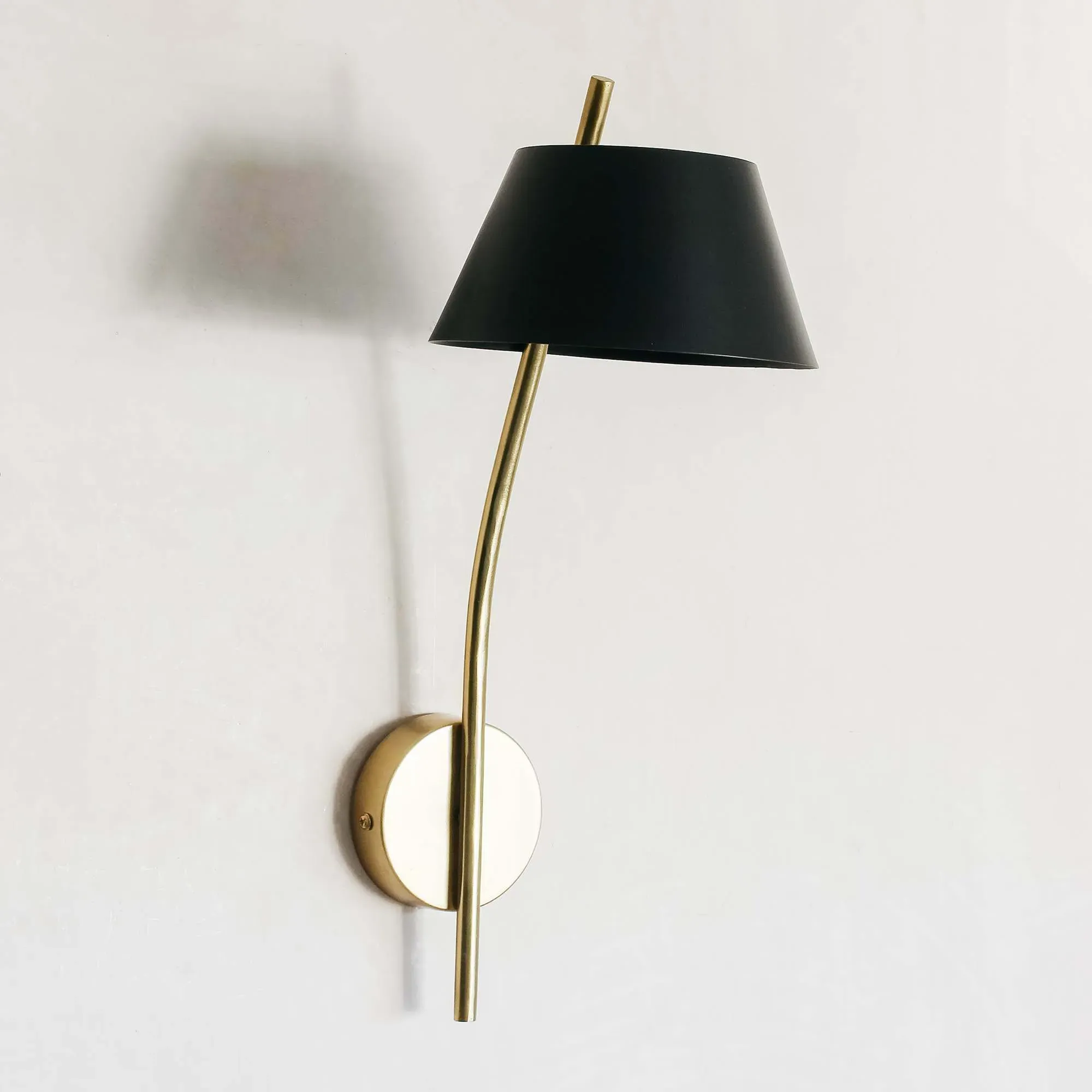Miller Wall Light - Black, Brass