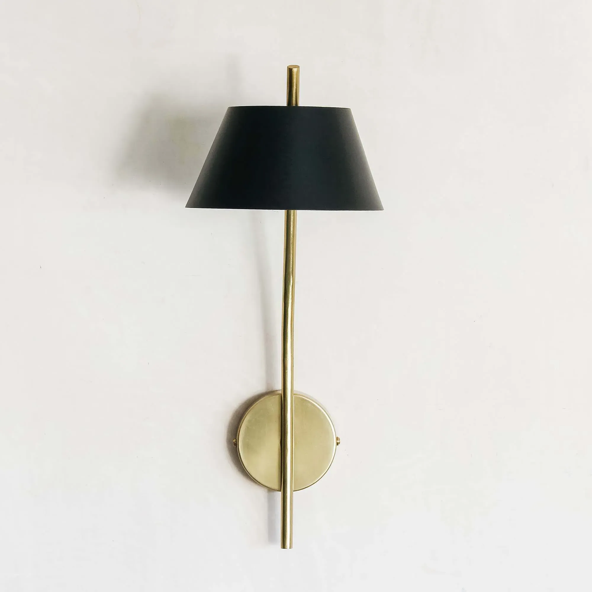 Miller Wall Light - Black, Brass image