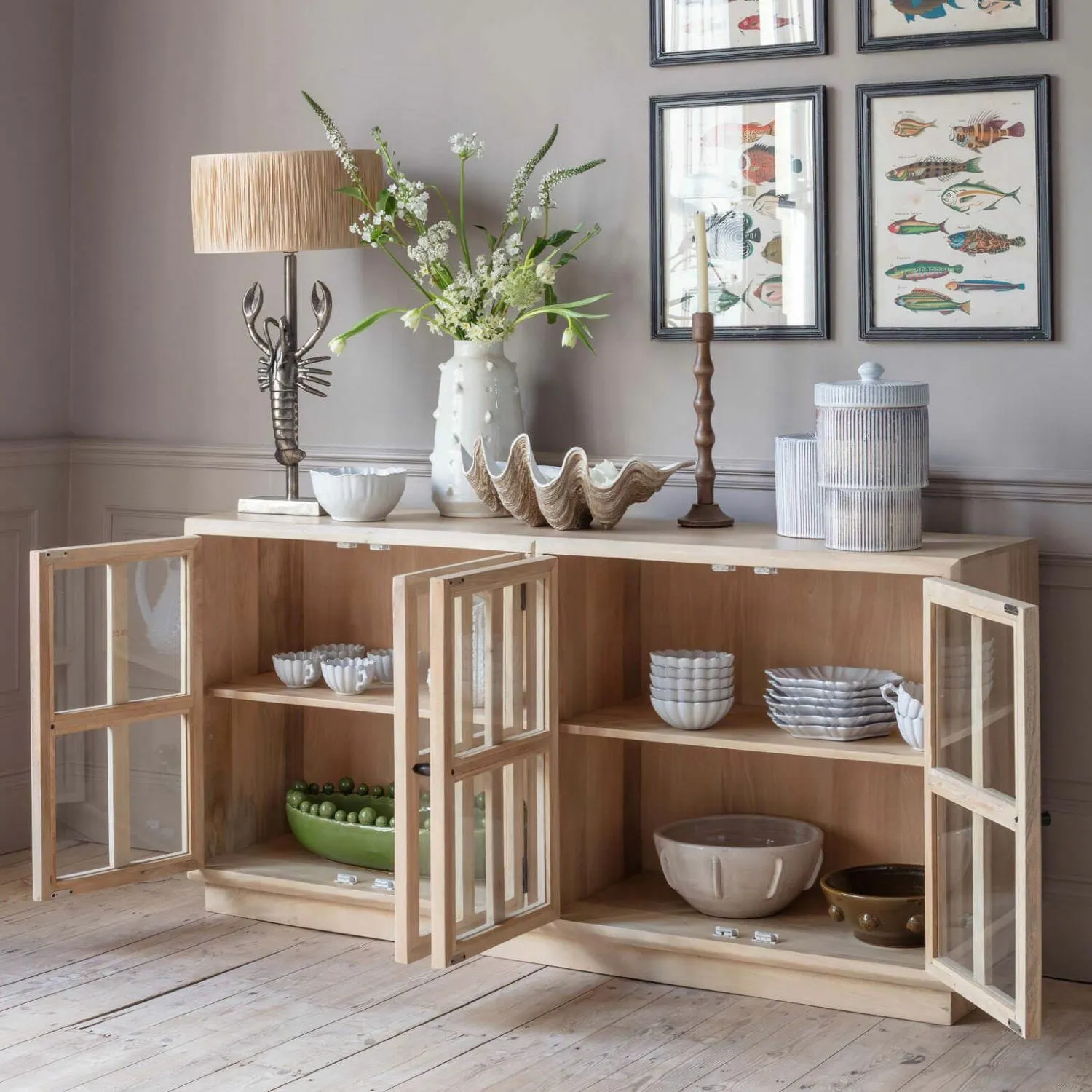 Mimosa Four Door Sideboard - Mango Wood