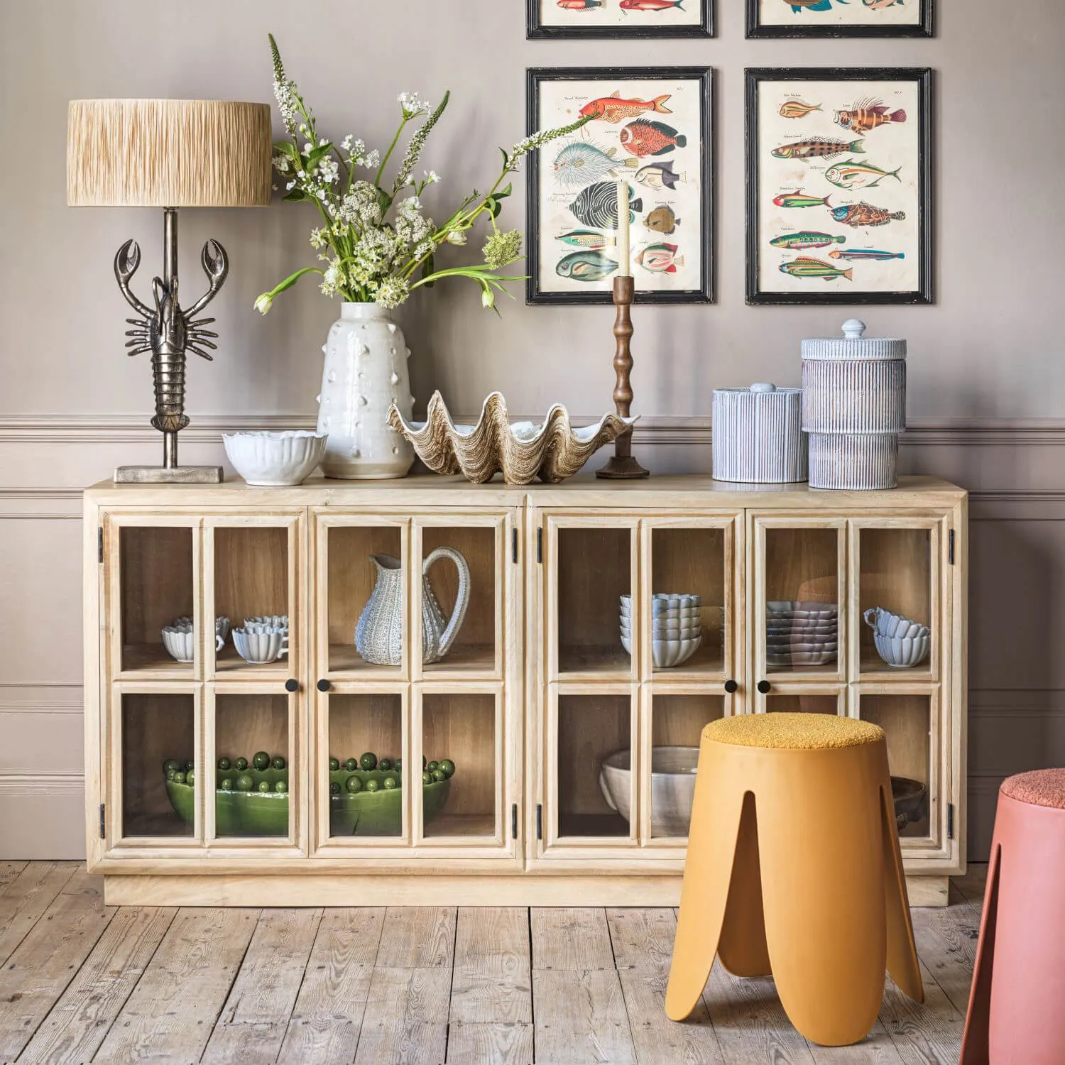 Mimosa Four Door Sideboard - Mango Wood image