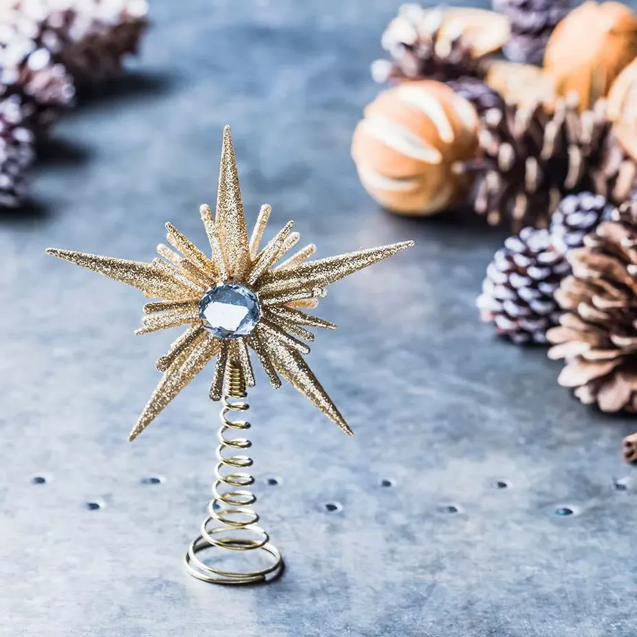 Mini Star Tree Topper - Gold image