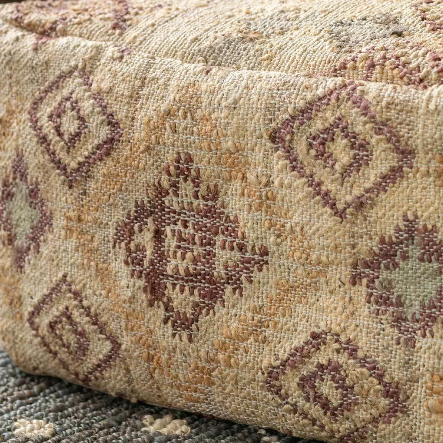 Moira Jute Pouffe - Natural