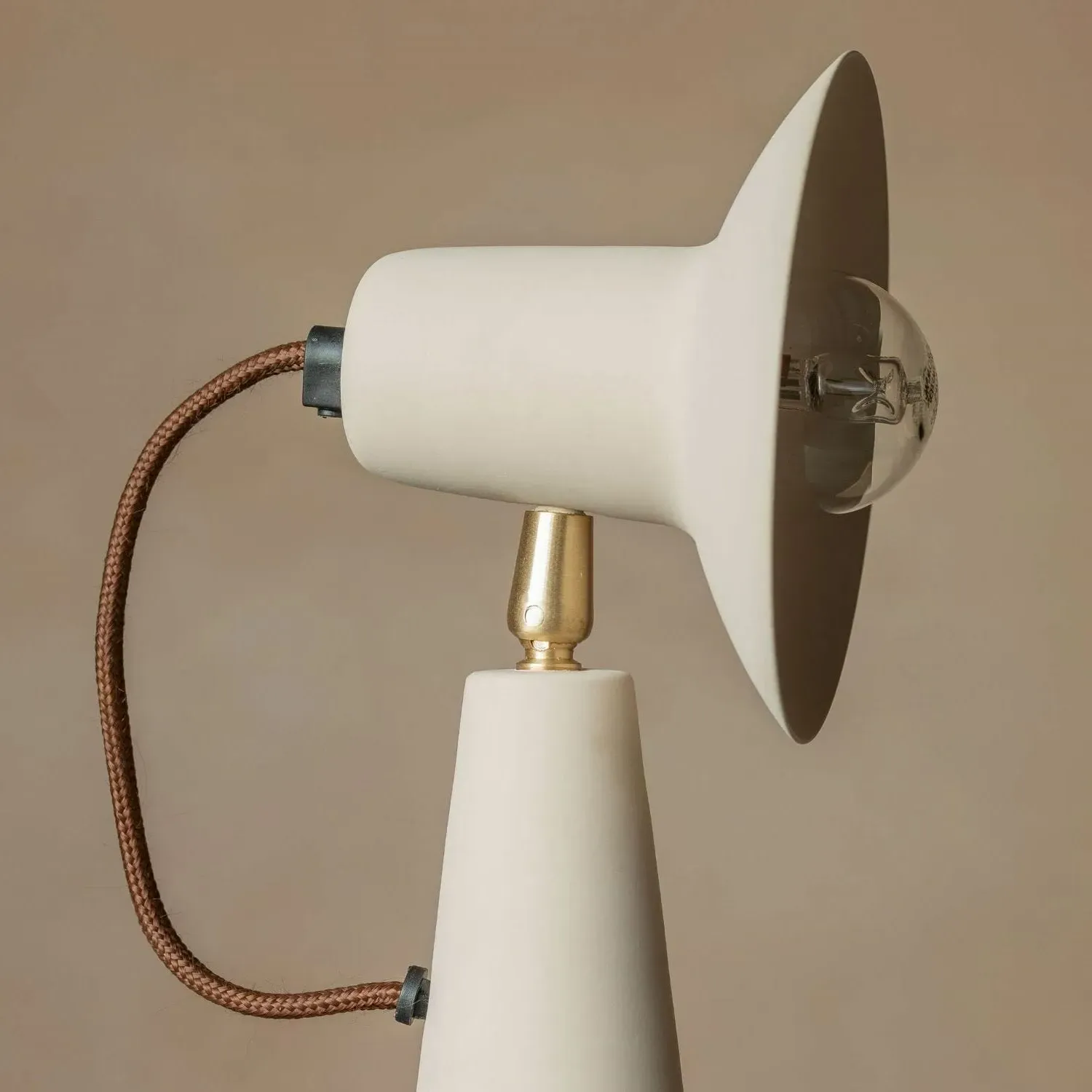 Monmouth Conical Table Lamp - Nude, Iron