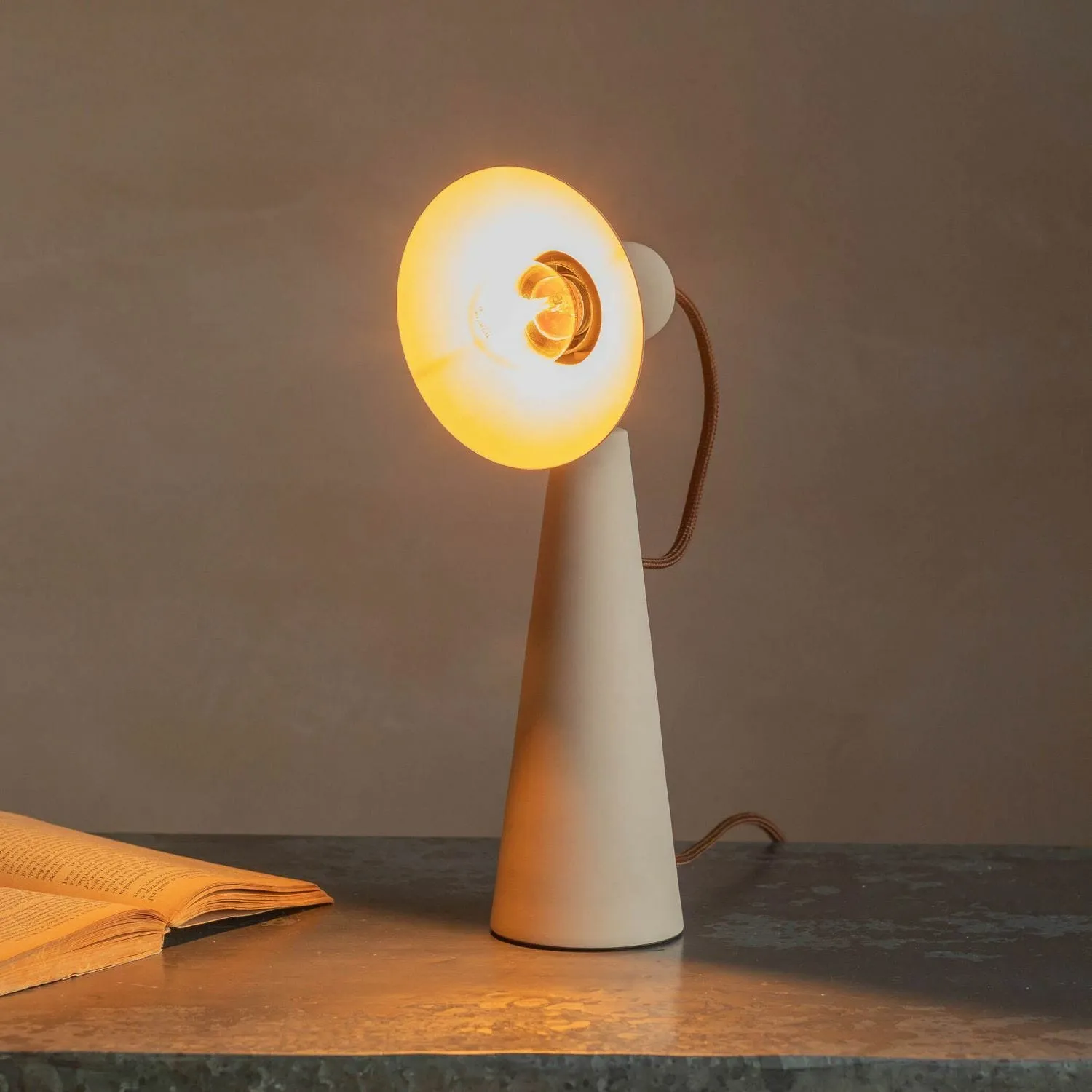 Monmouth Conical Table Lamp - Nude, Iron