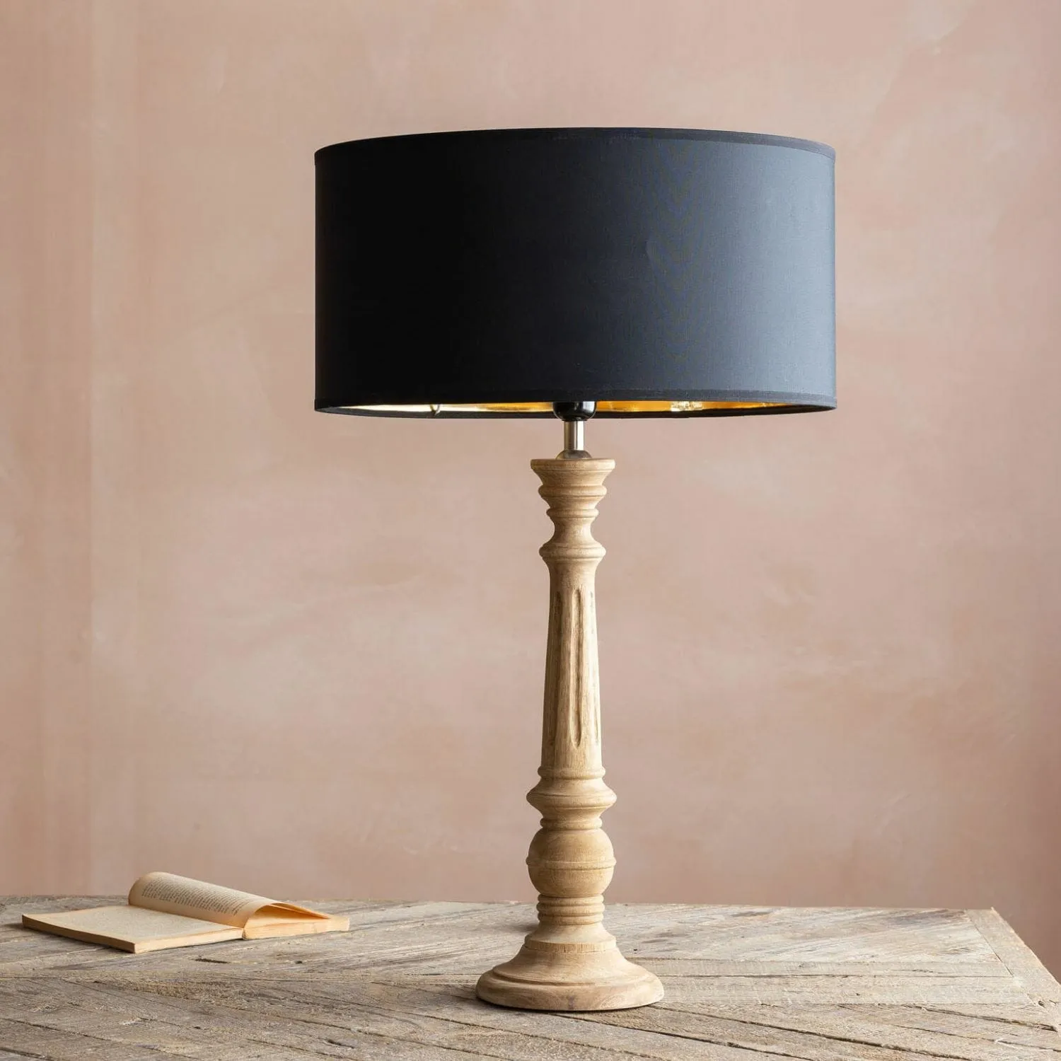 Morley Table Lamp - Mango Wood