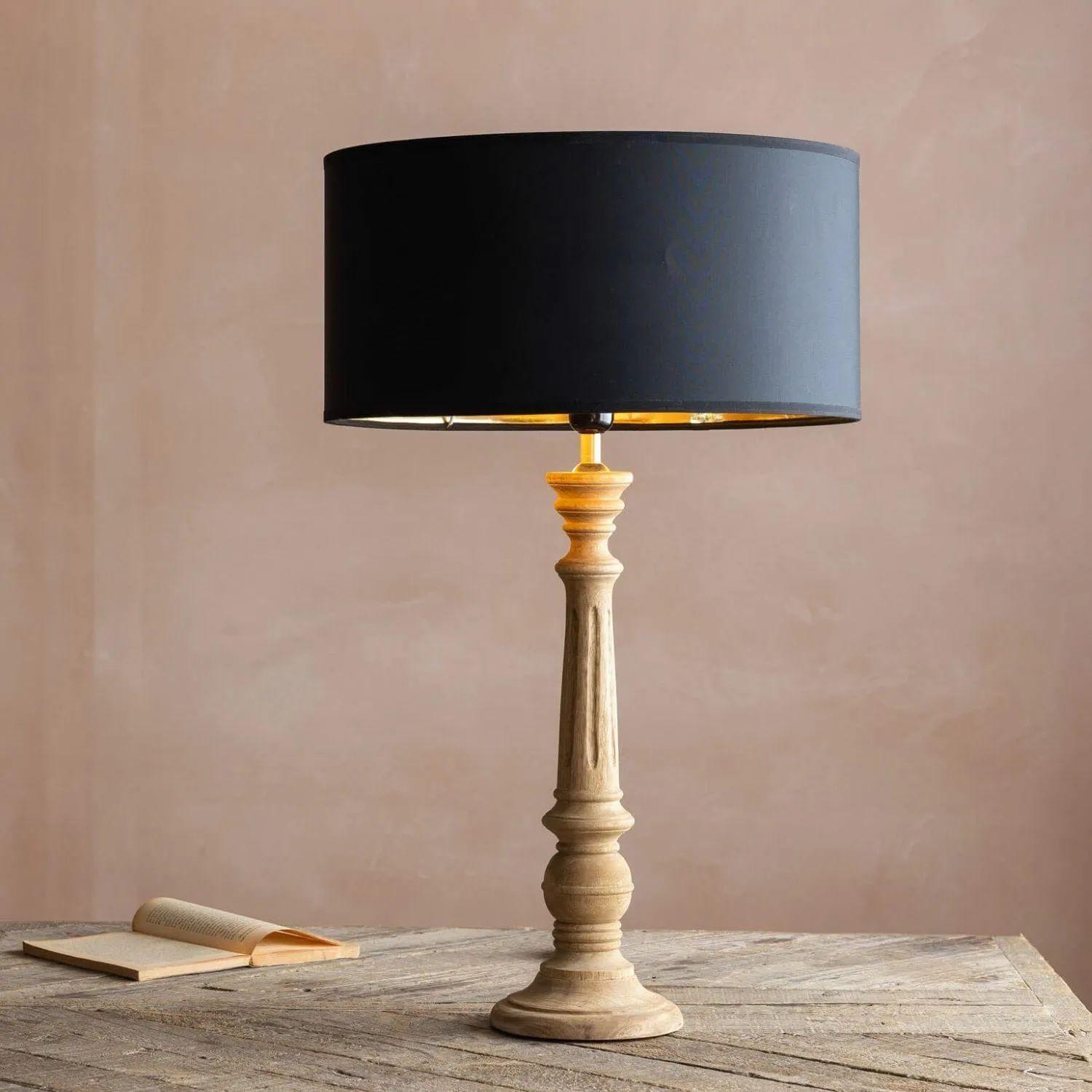 Morley Table Lamp - Mango Wood