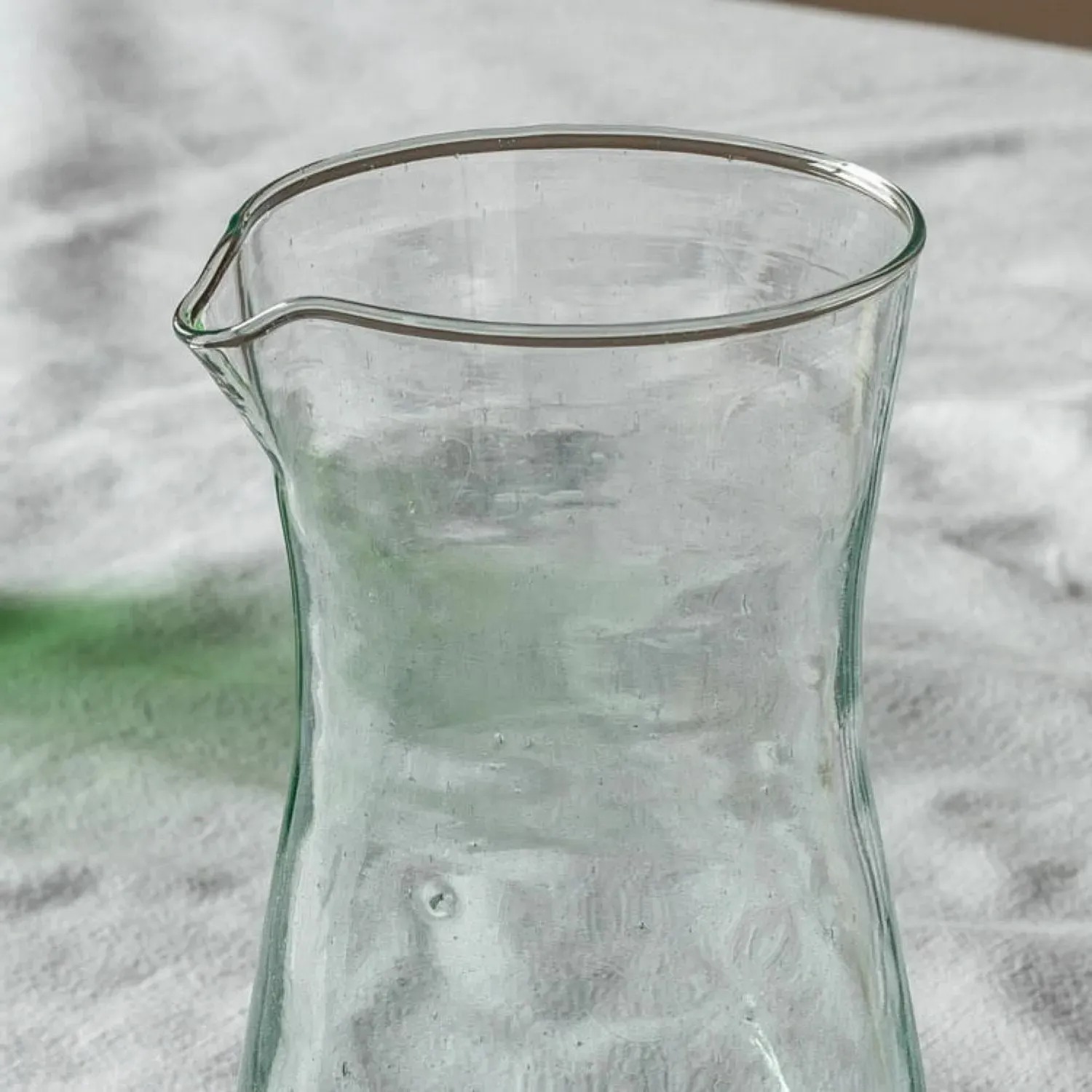 Moroccan Glass Carafe - Clear