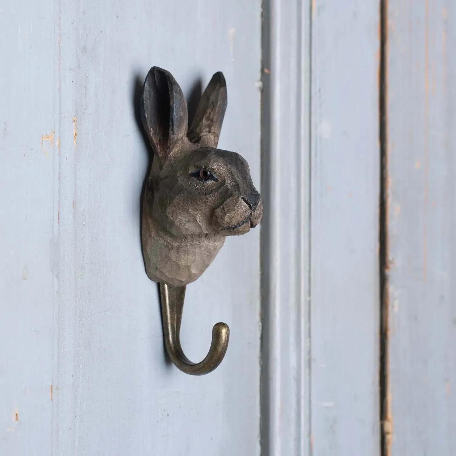 Mountain Hare Wall Hook - Bronze