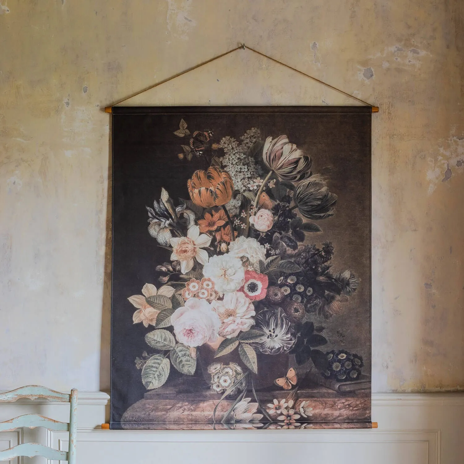 Mushroom Hanging Canvas - Dark Hues