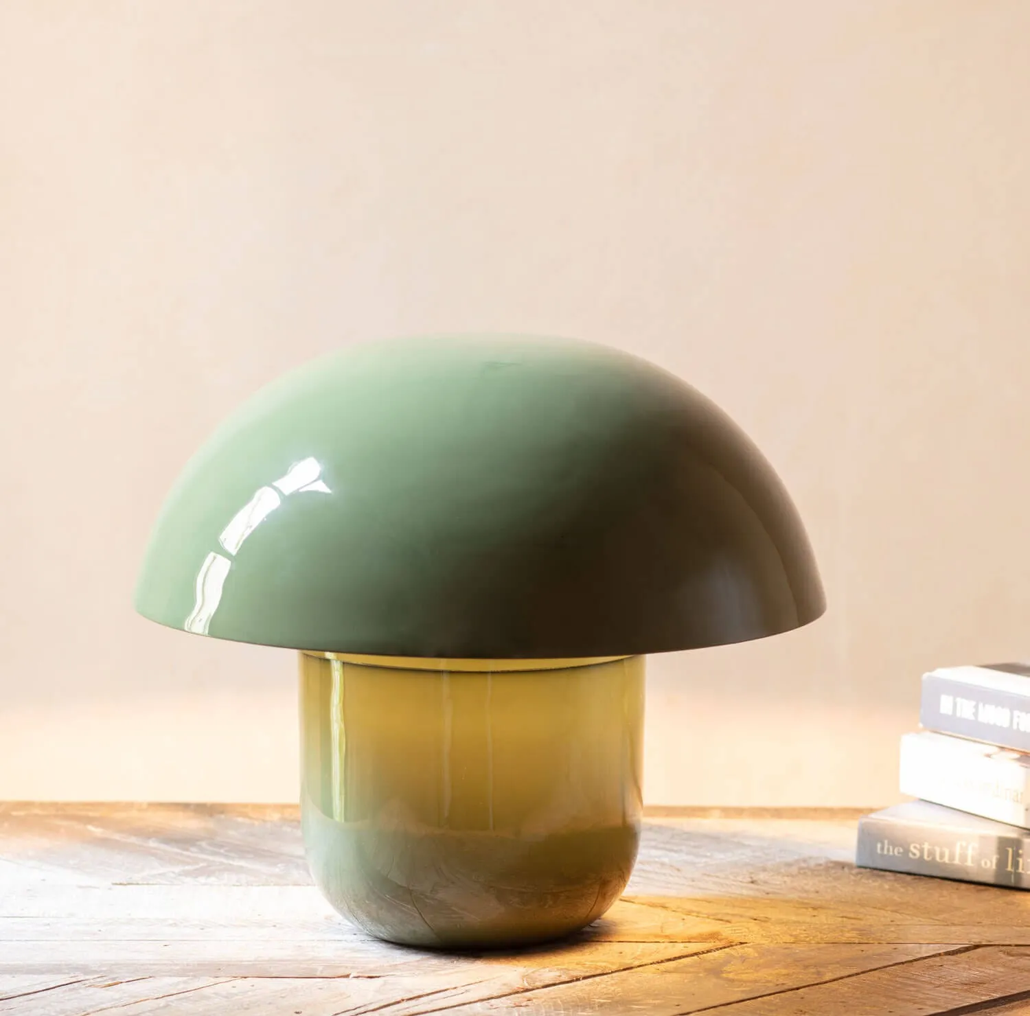 Mushroom Table Lamp - Yellow, Iron