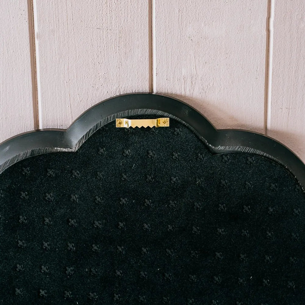 Myriad Convex Wall Mirror - Black, Resin