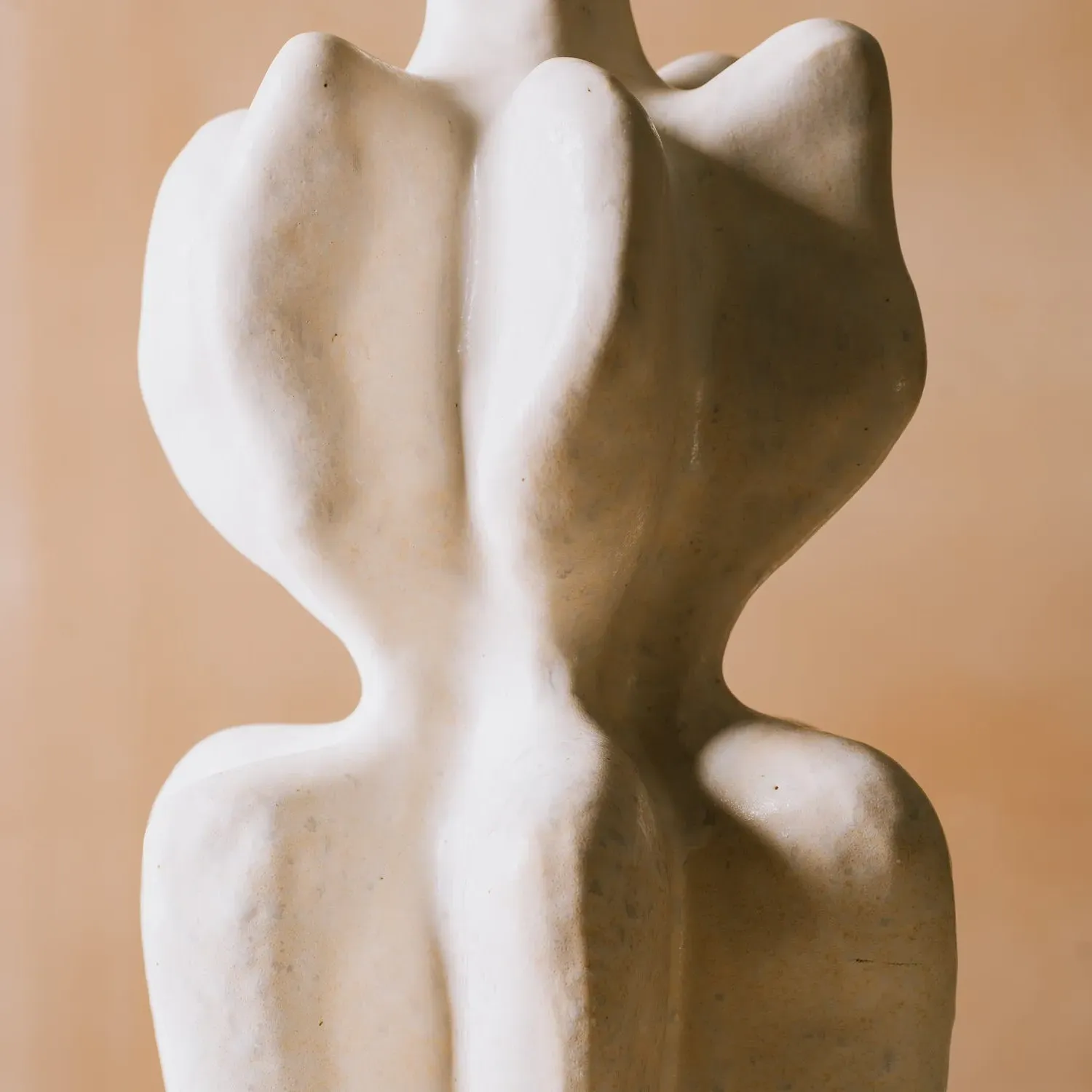 Nami Large Vase - Cream, Ceramic