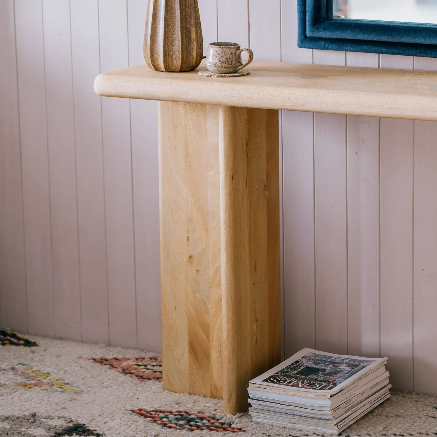 Nancy Console Table - Natural, Mango Wood