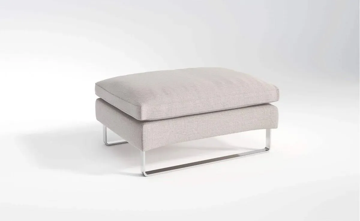 New York Footstool - Light Beige