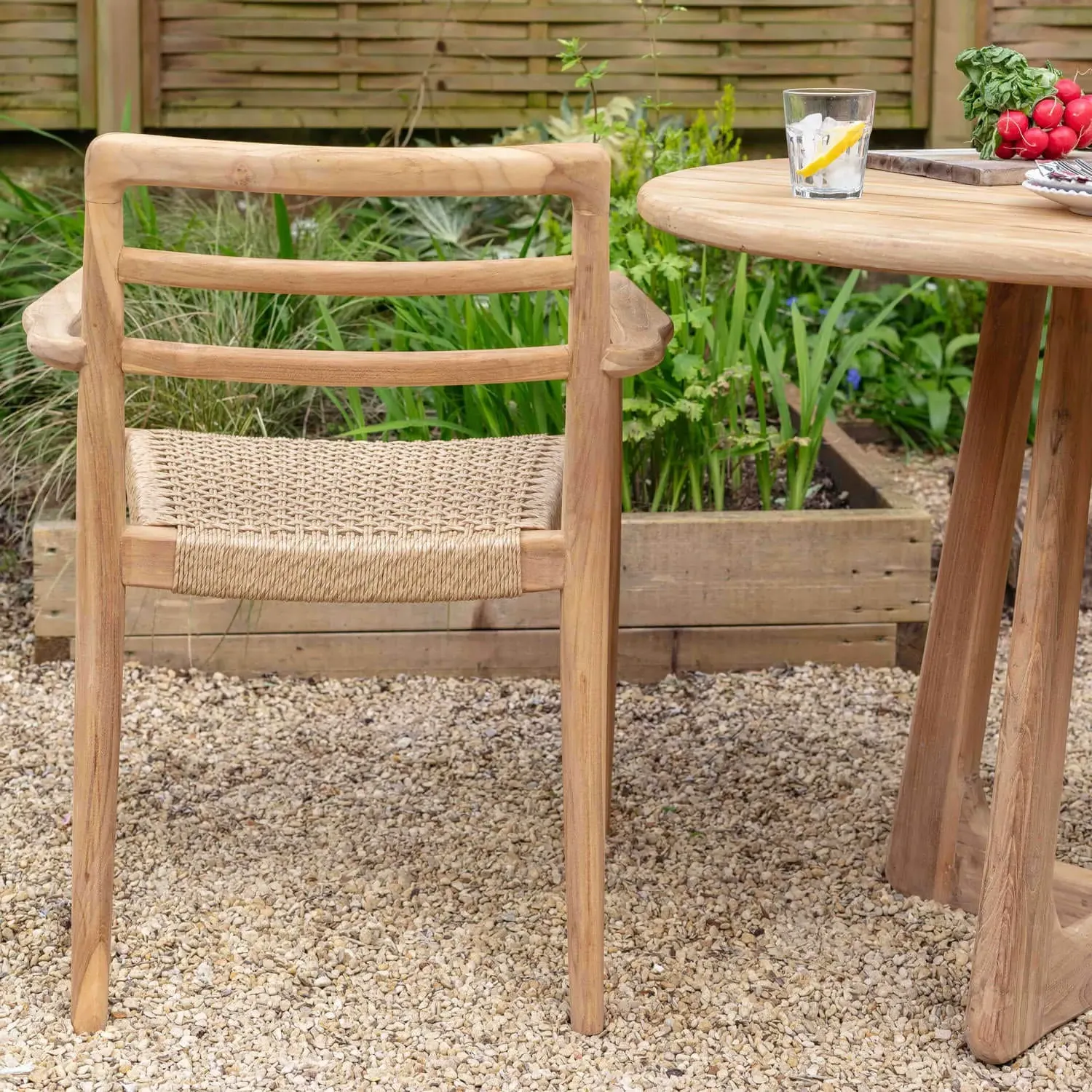 Noa Outdoor Dining Armchair - Teak