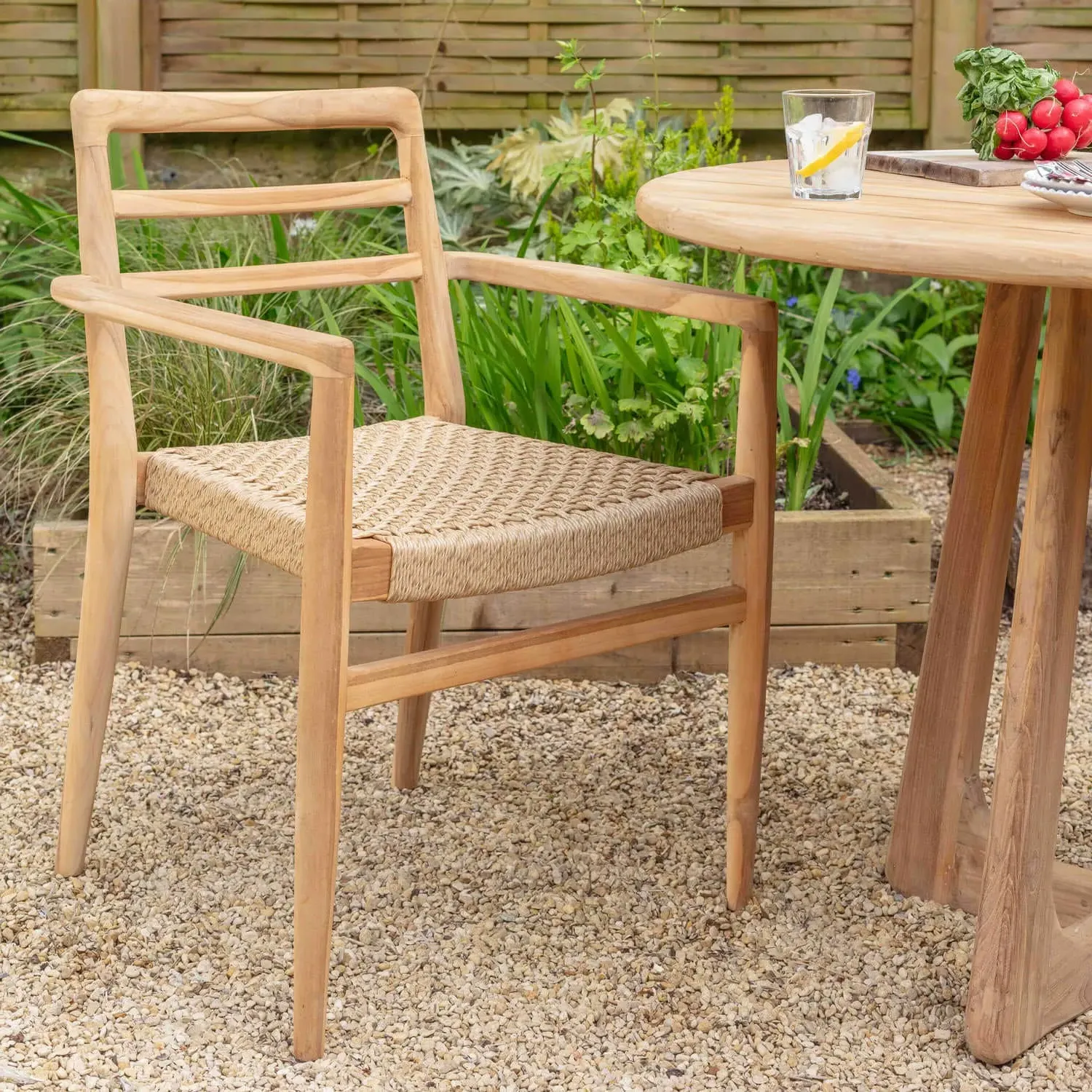 Noa Outdoor Dining Armchair - Teak