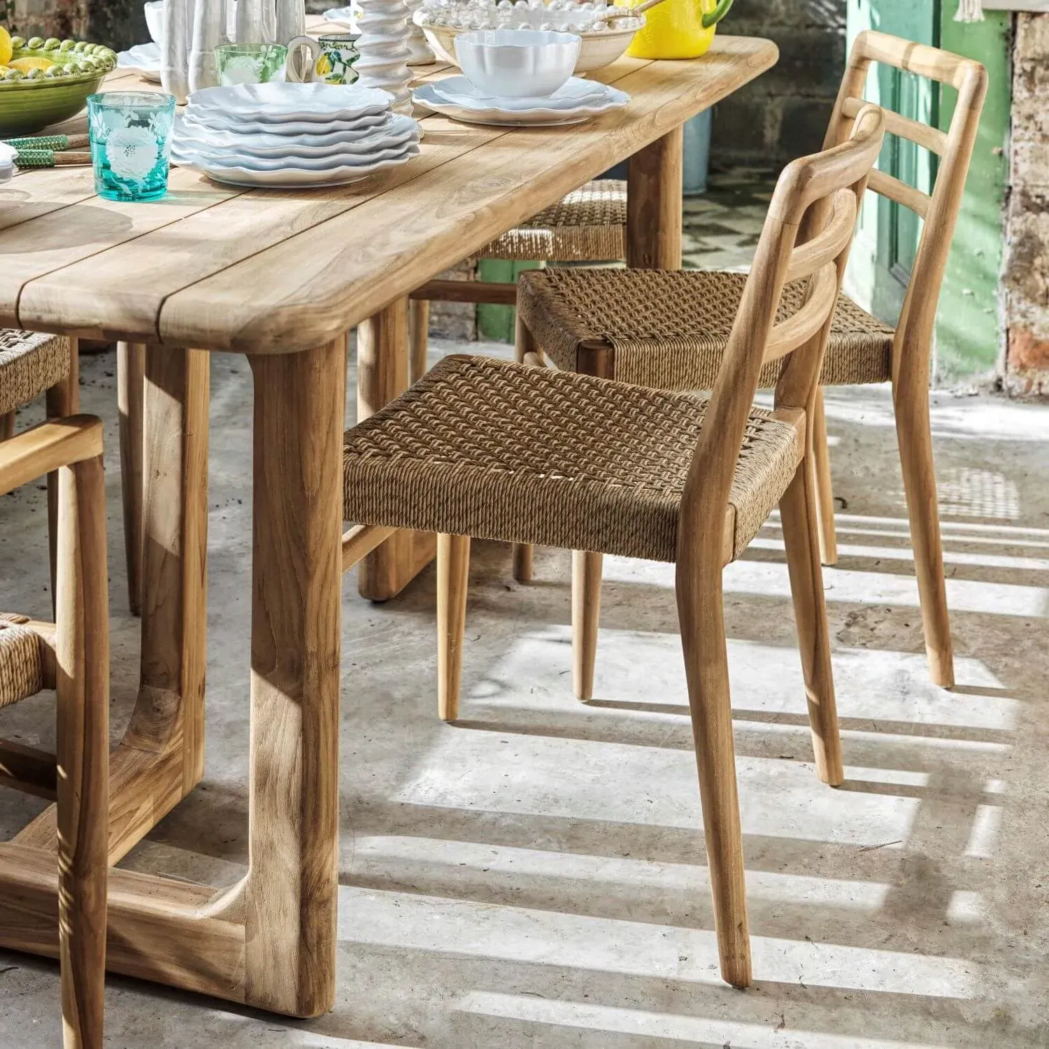 Noa Outdoor Dining Chair - Teak image