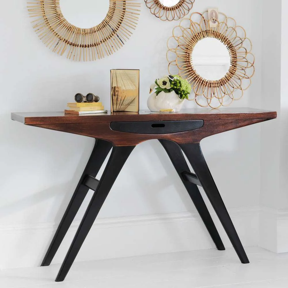 Odyssey Console Table - Chestnut, Acacia Wood