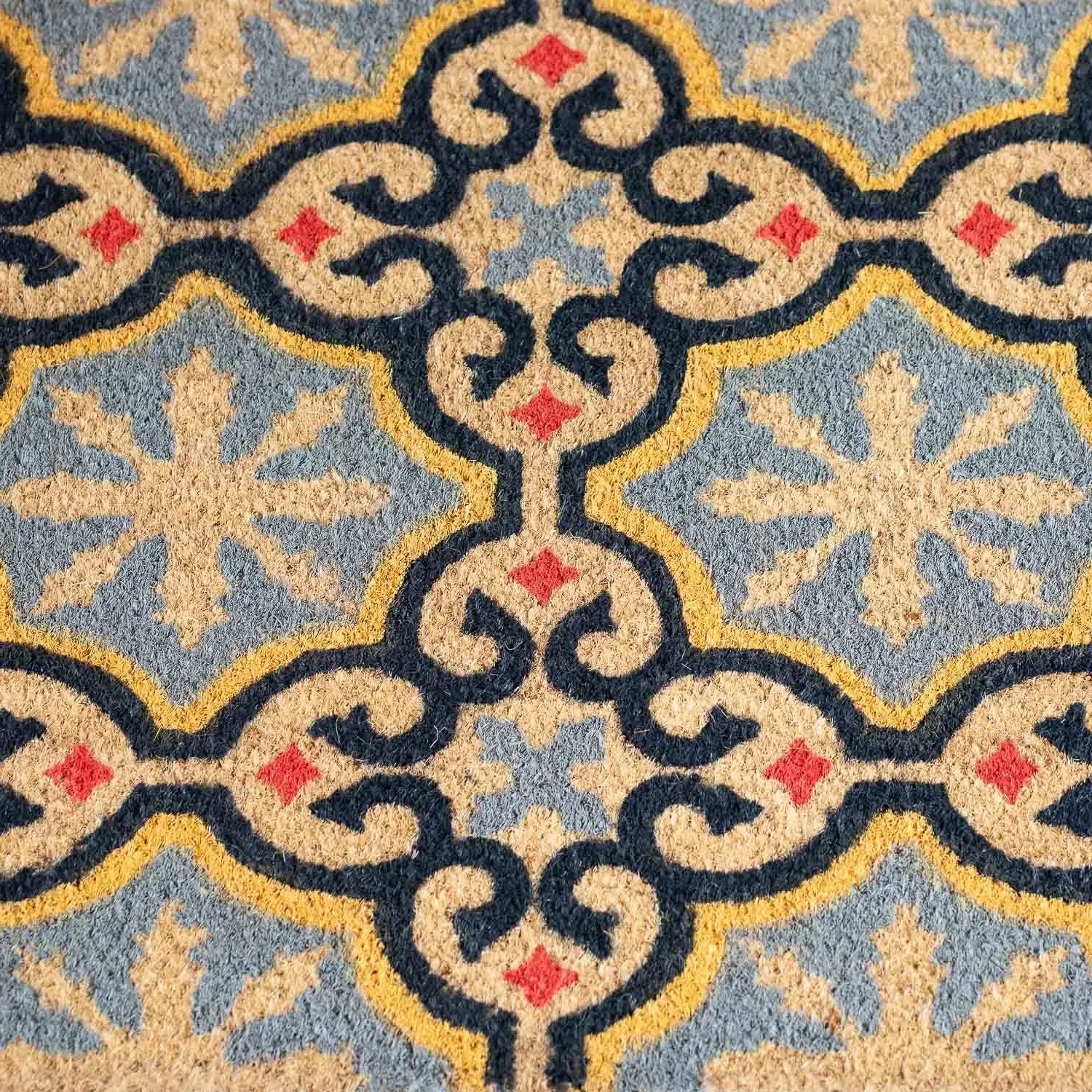 Orient Print Doormat - Coconut Fibre