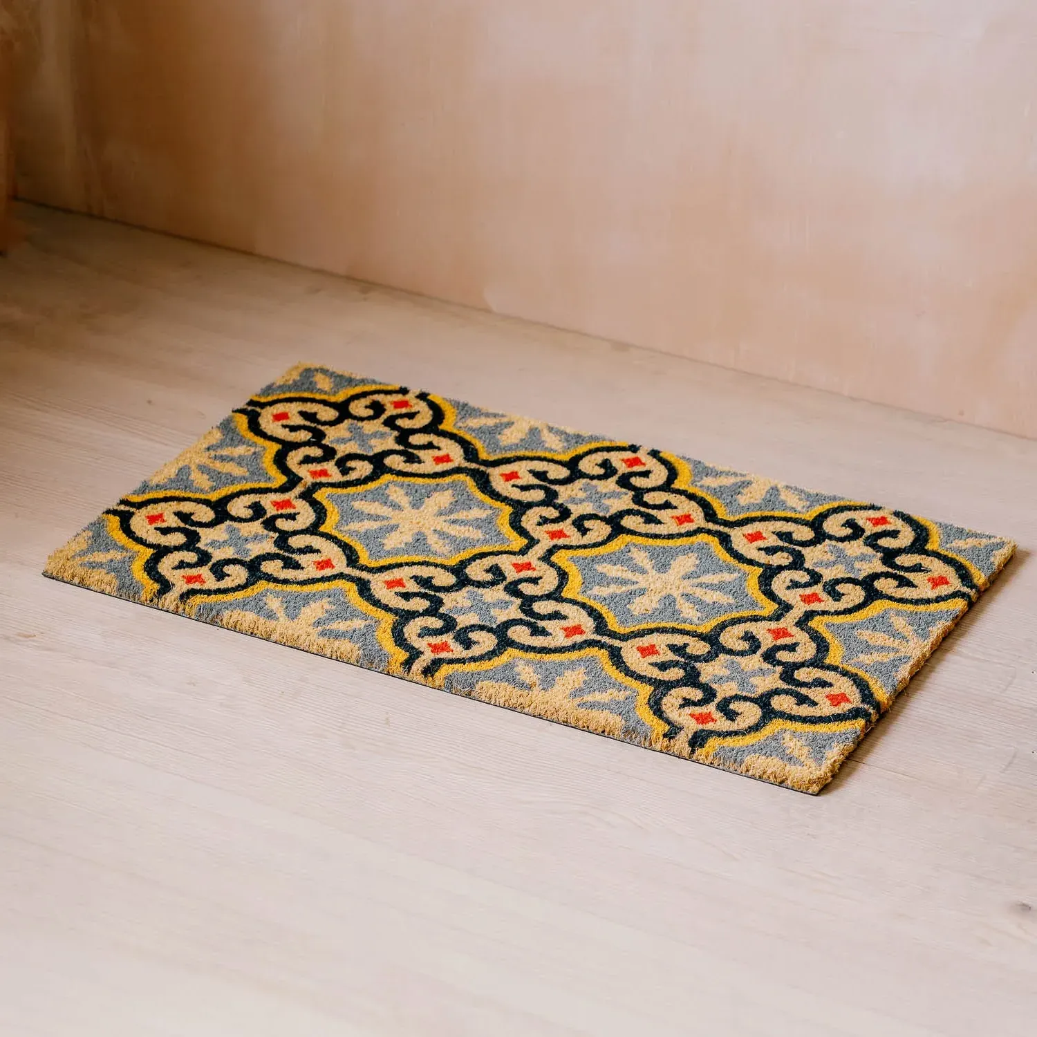 Orient Print Doormat - Coconut Fibre