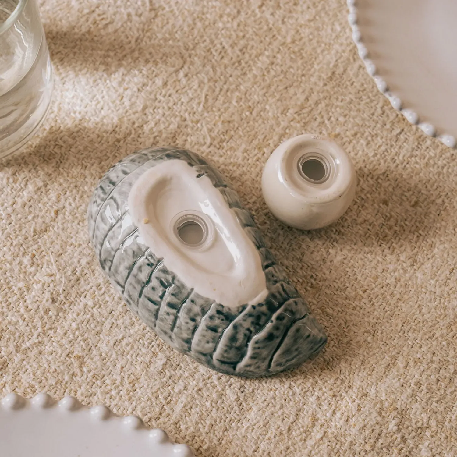 Oyster Salt and Pepper Set - Porcelain