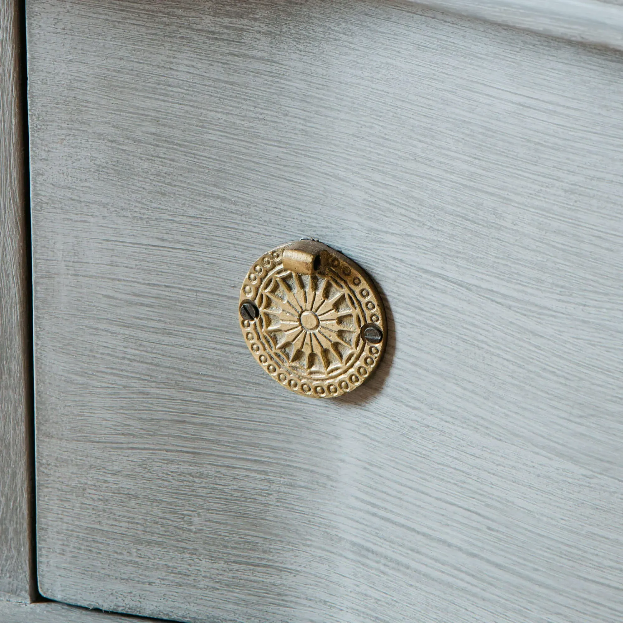 Oyster Two Drawer Bedside Table - Mango Wood