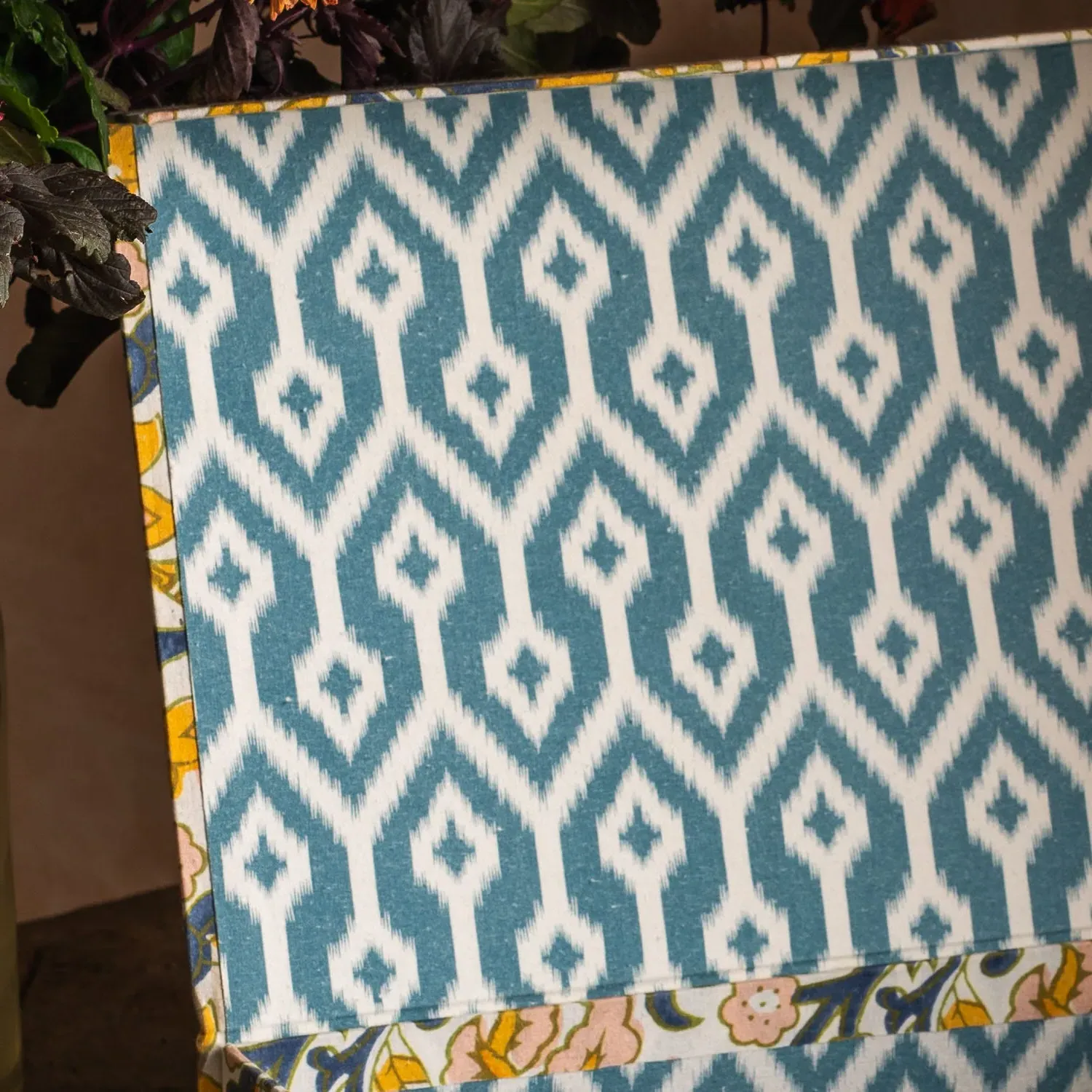 Paisley Floral Small Storage Box - Cotton