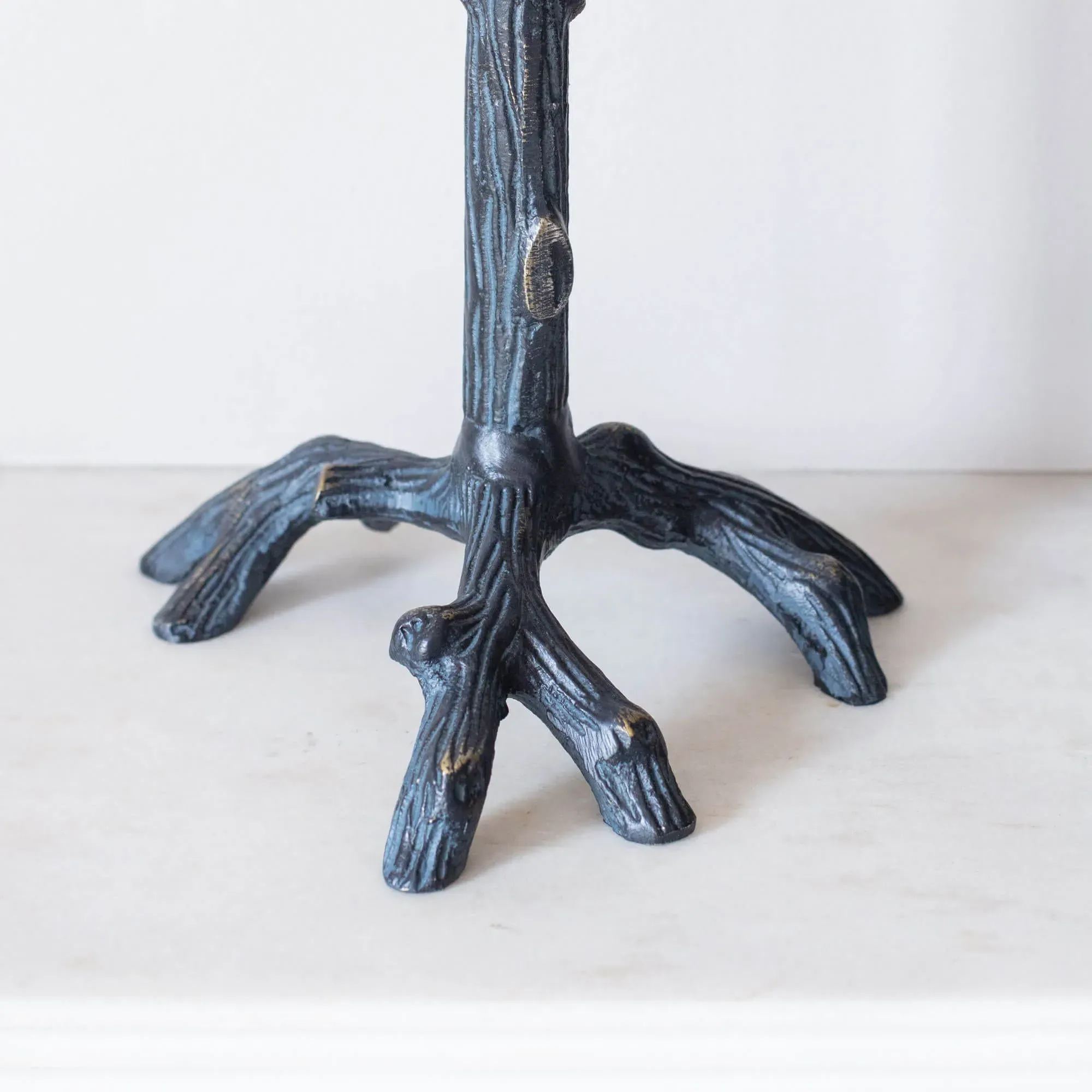 Palm Tree Candlestick - Brass, Metal